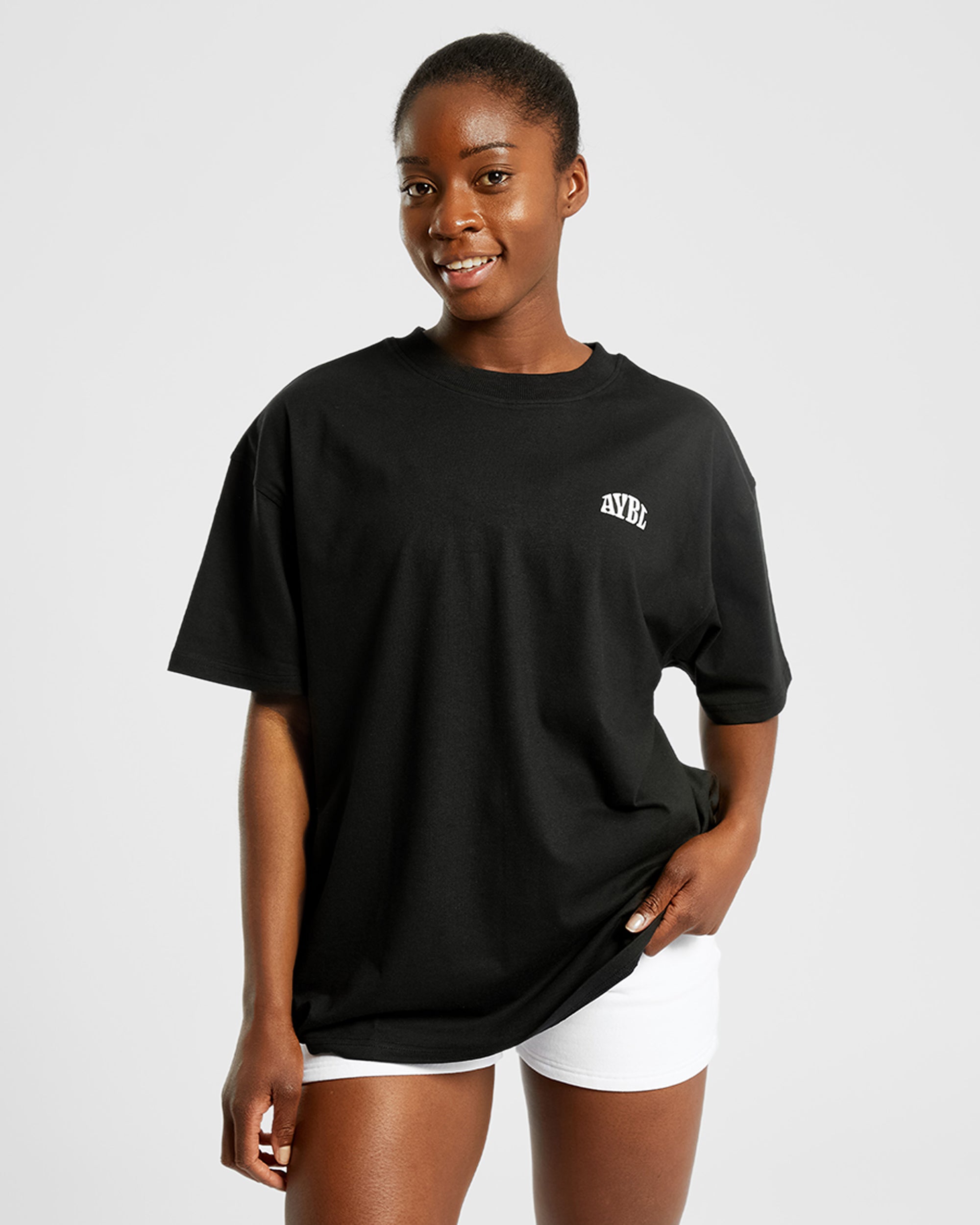 Mind Over Matter Oversized T Shirt - Zwart