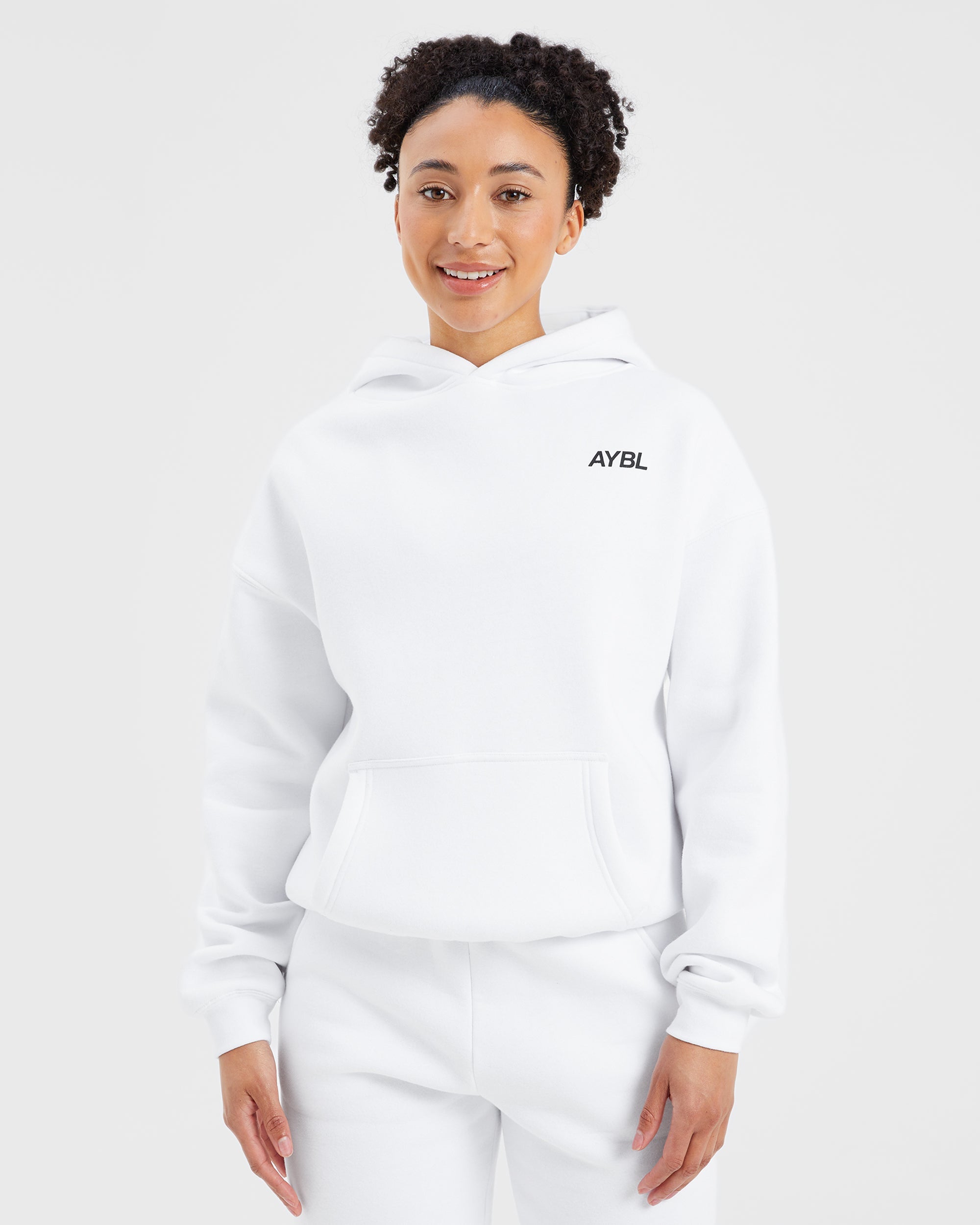 AYBL Sports Club Oversized Hoodie - Wit