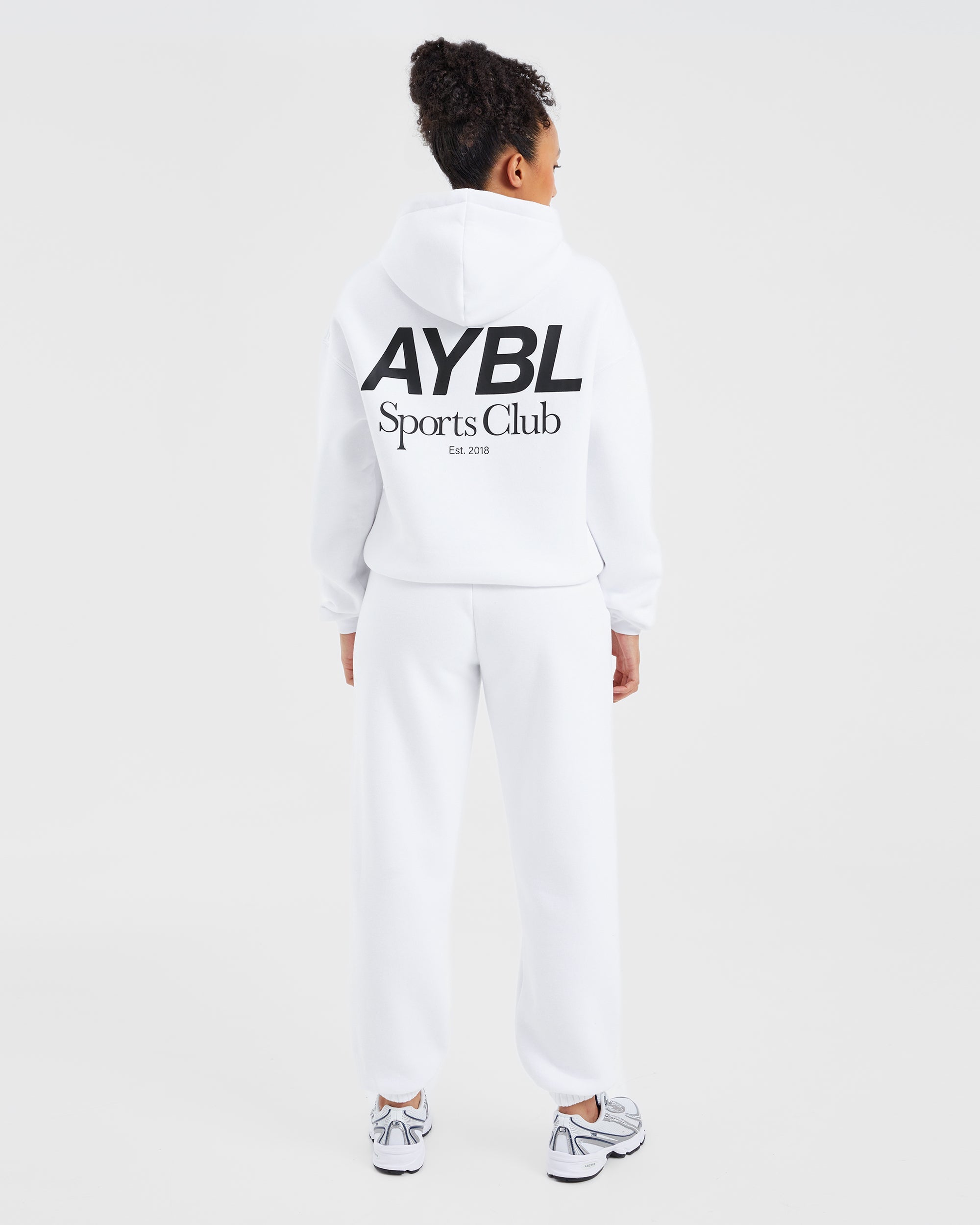 AYBL Sports Club Oversized Hoodie - Wit