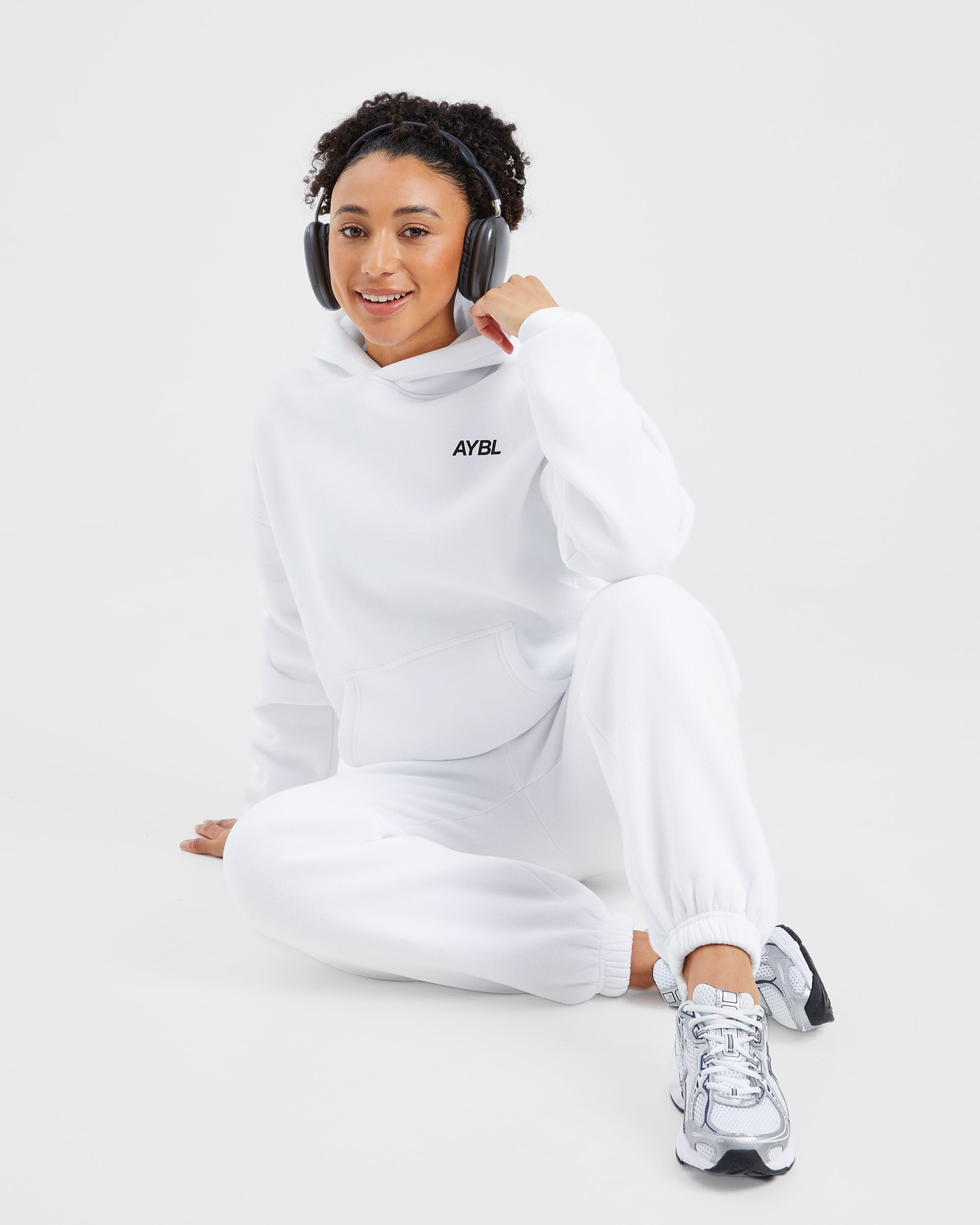 AYBL Sports Club Oversized Hoodie - Wit