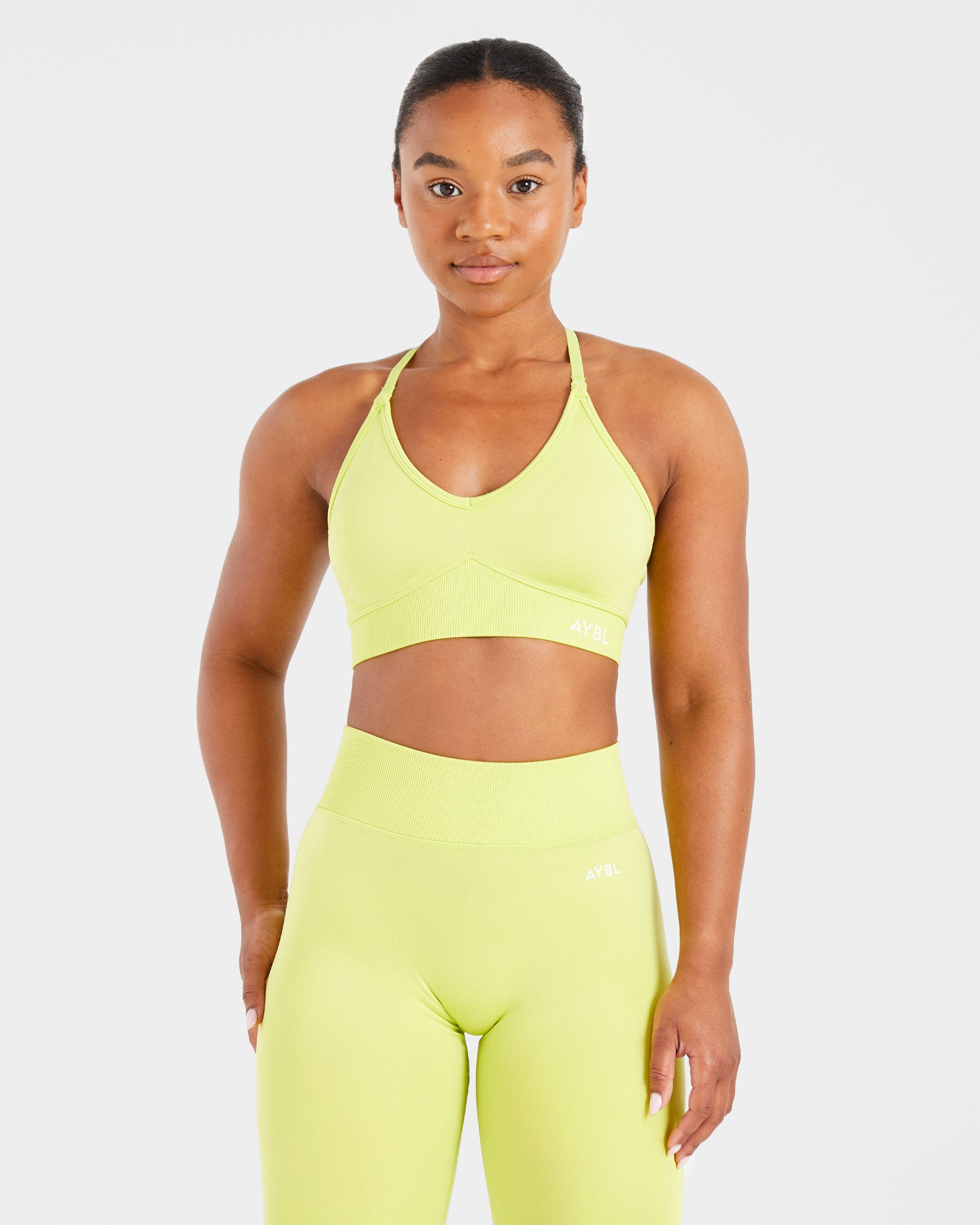 Adapt Seamless Sports Bra - Lime Groen