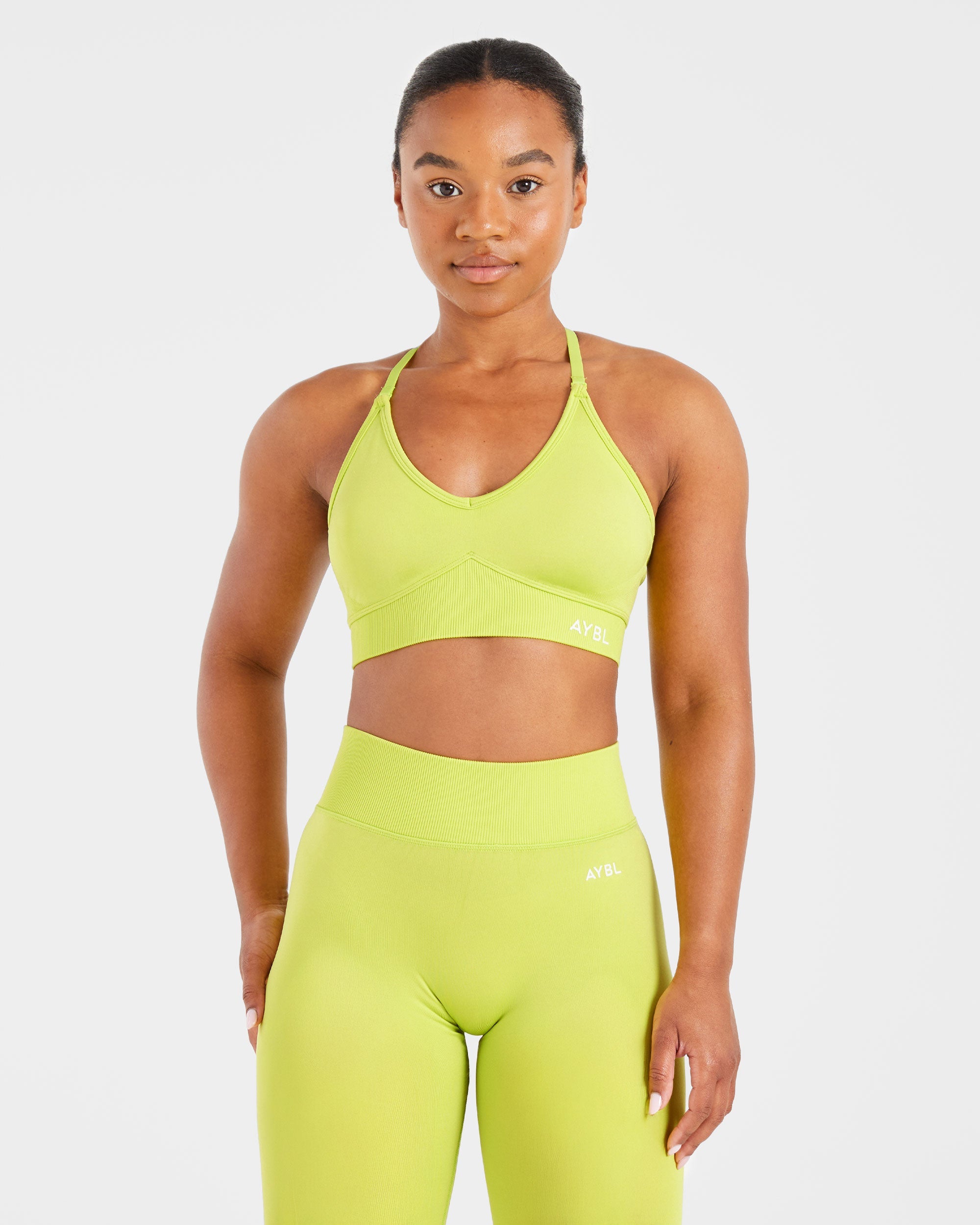 Adapt Seamless Sports Bra - Lime Groen