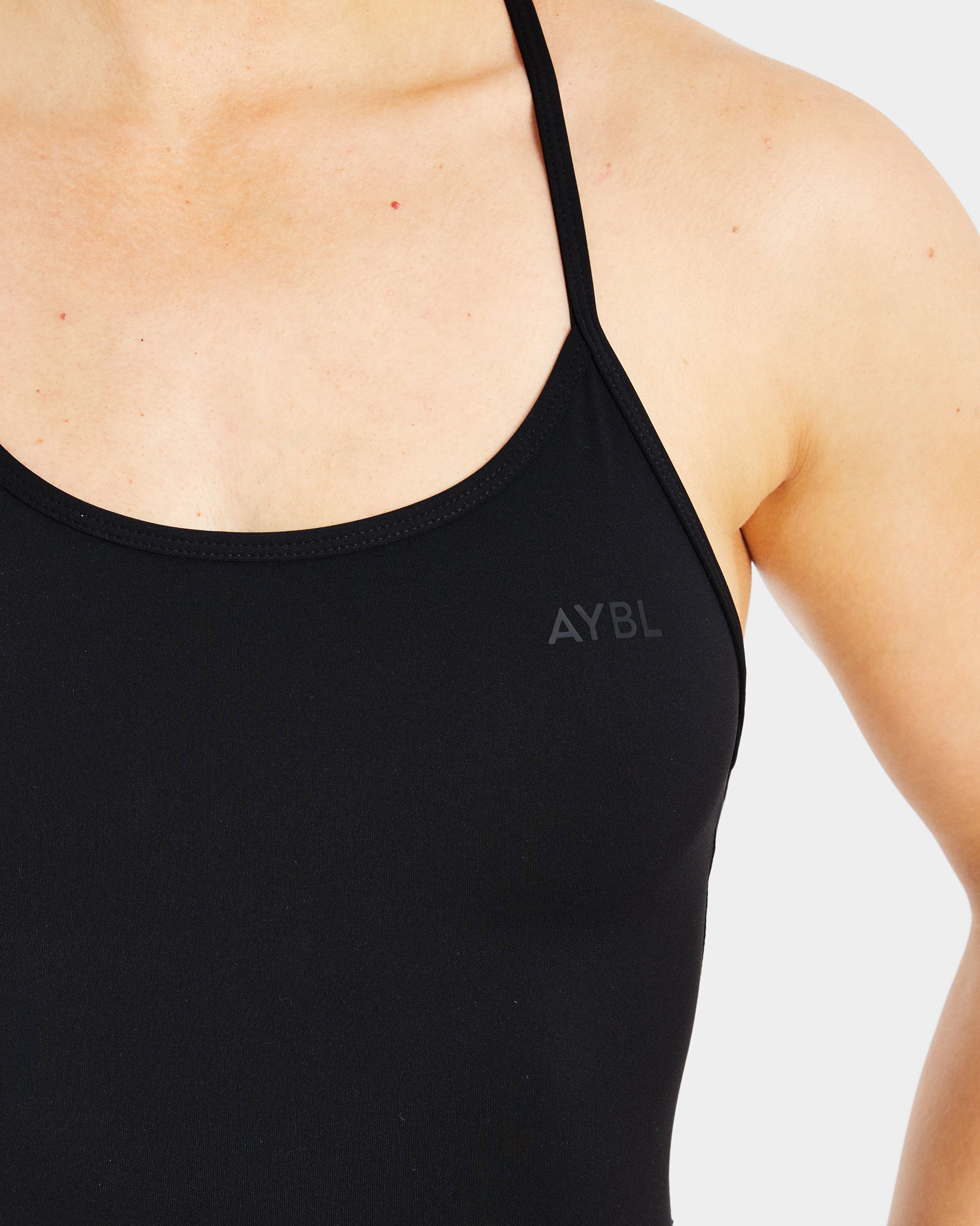 Sculpt Backless All In One - Zwart