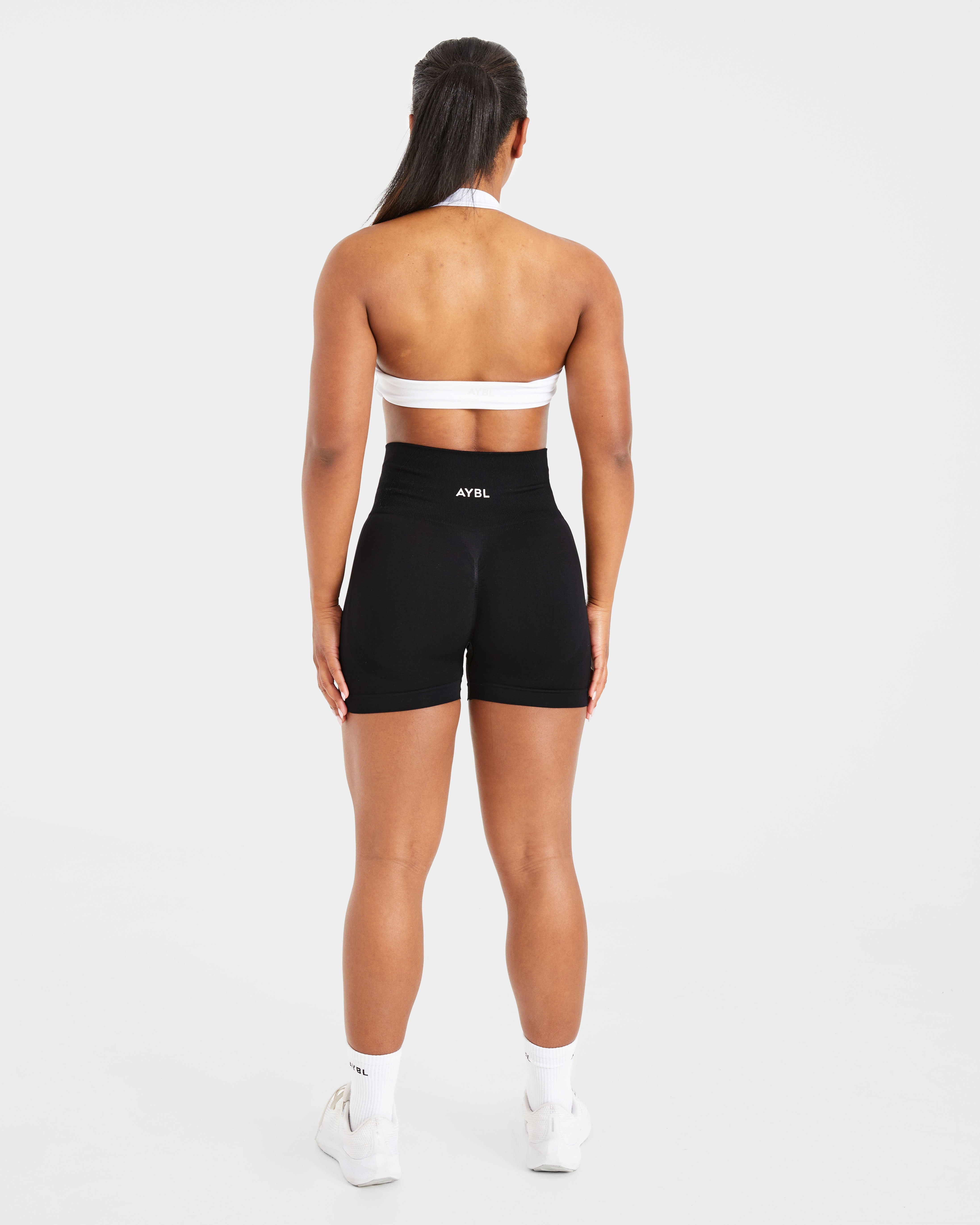 Essential Halterneck Sports Bra - Wit