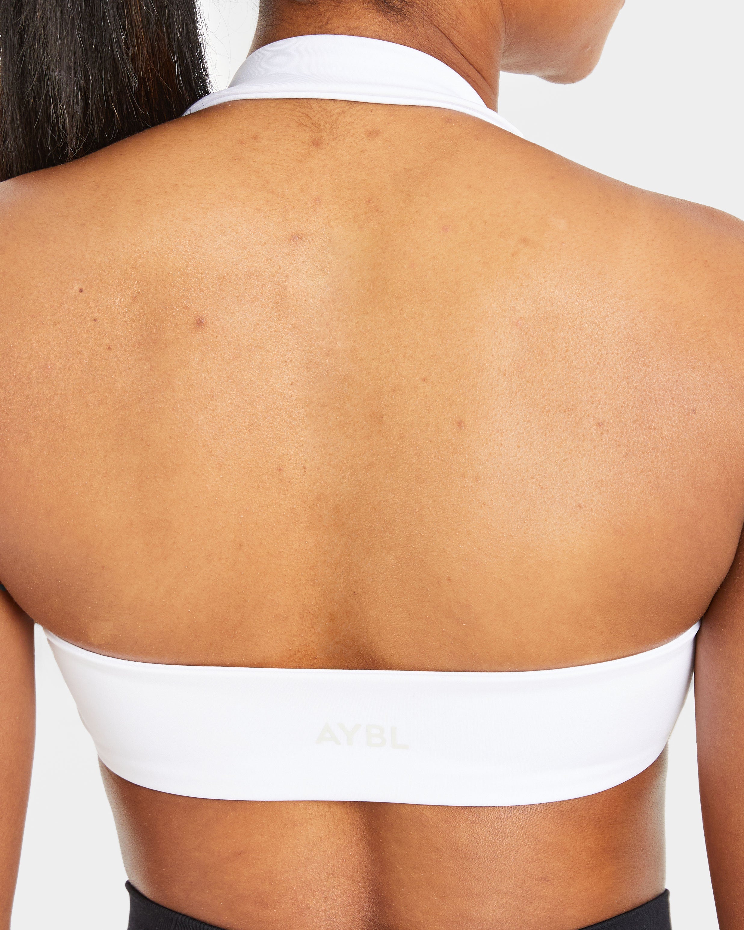 Essential Halterneck Sports Bra - Wit
