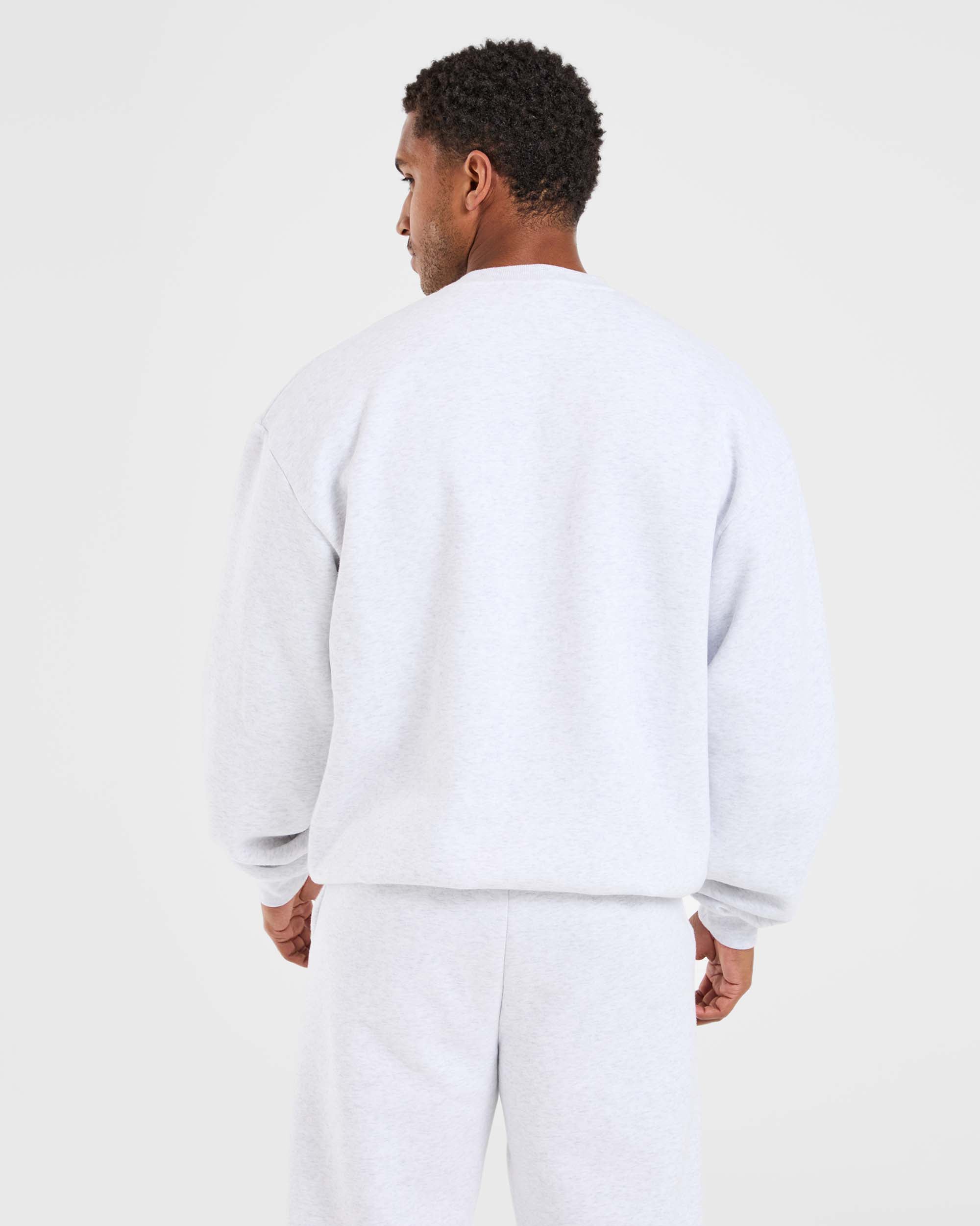 Academy Oversized Sweater - Grijs Marl