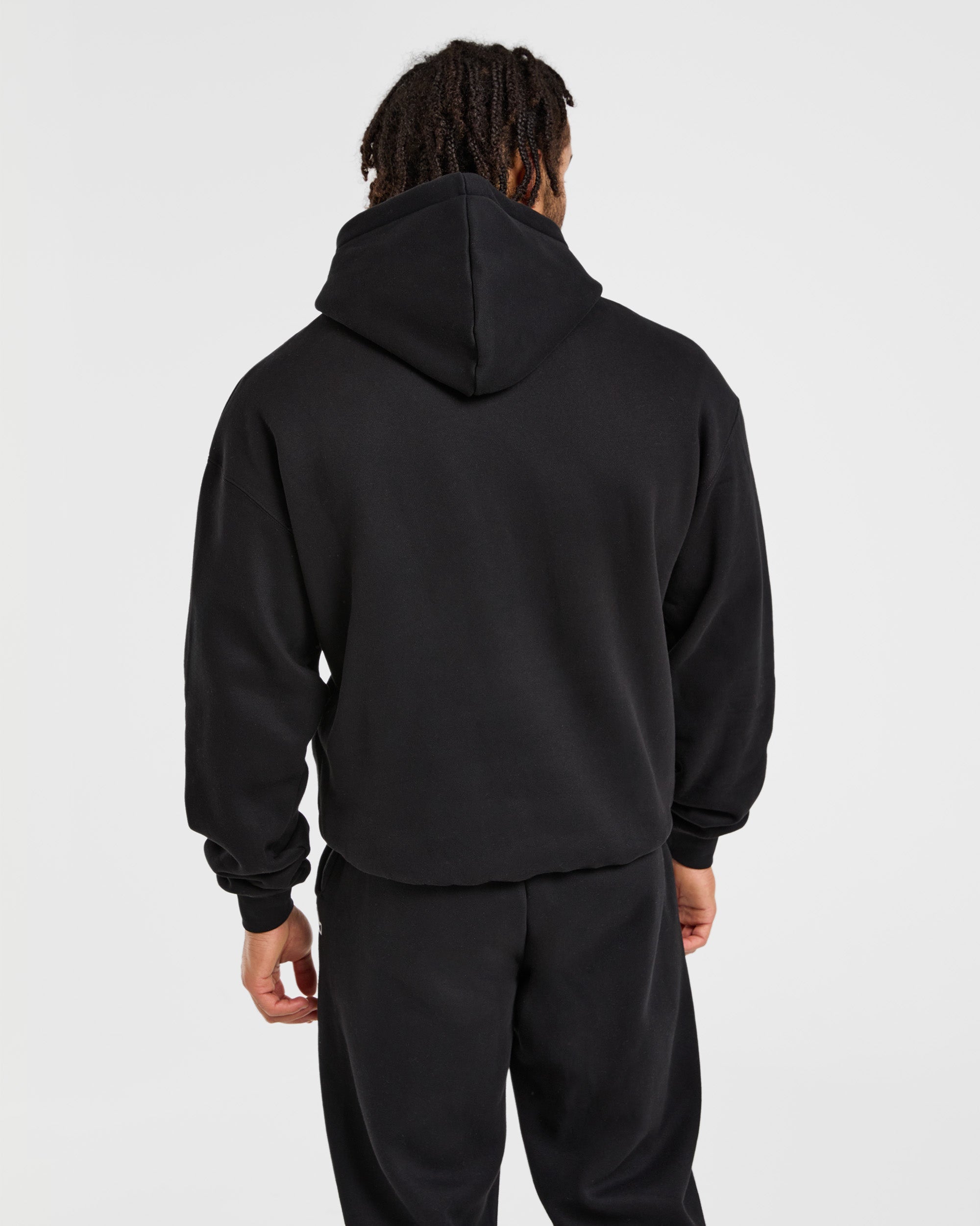 Academy Oversized Hoodie - Zwart