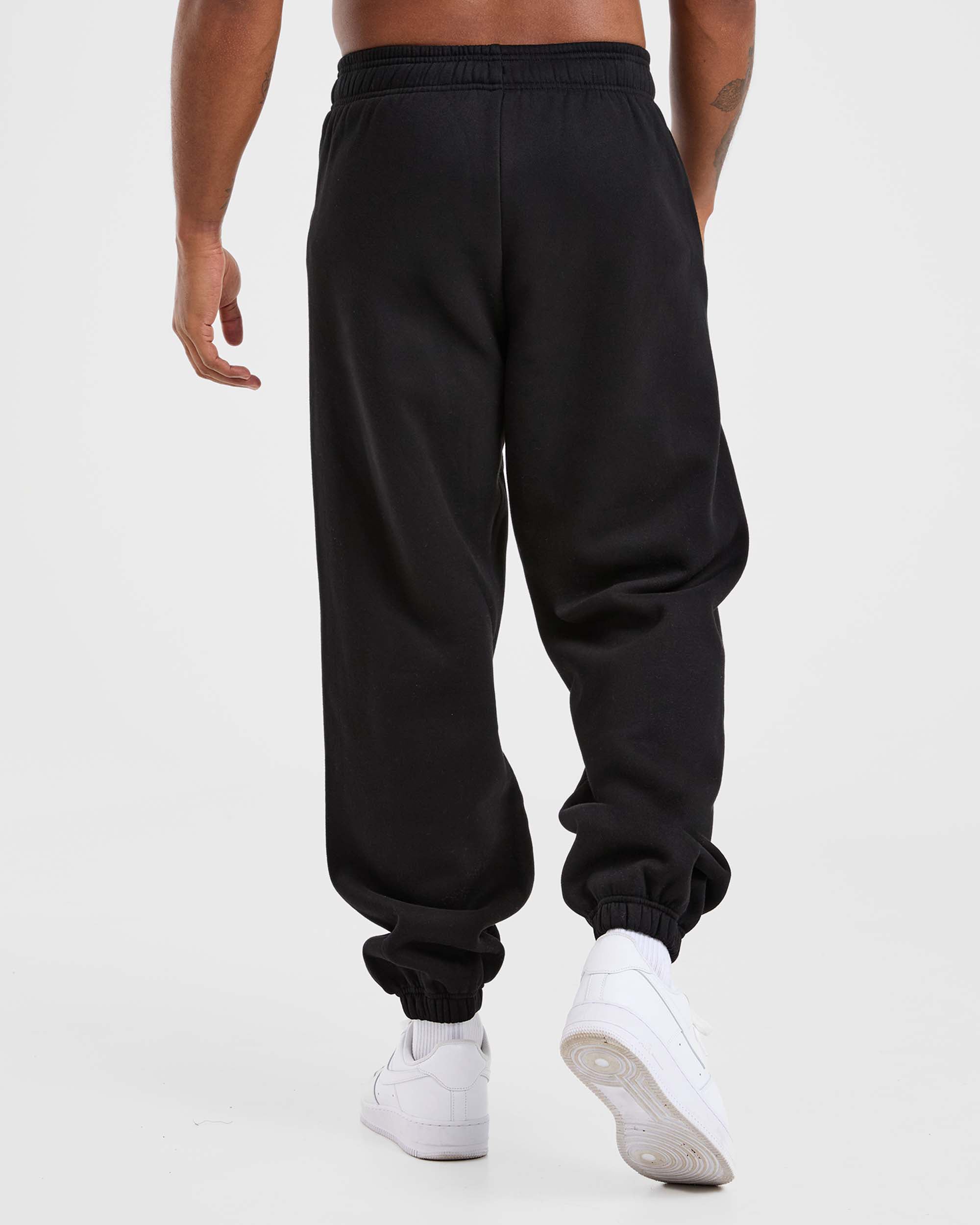 Athletics Oversized Joggers - Zwart