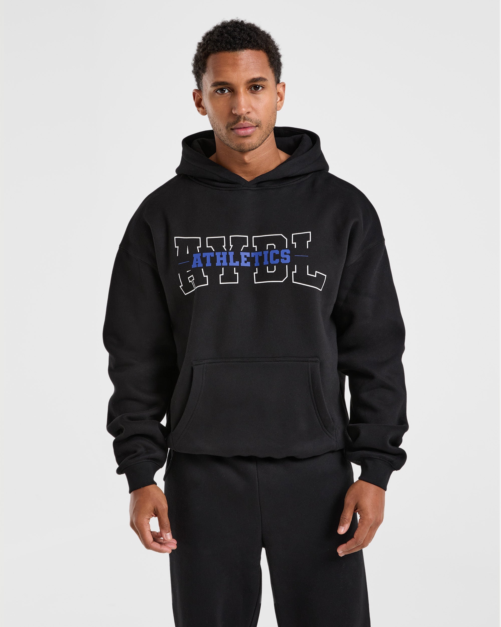 Athletics Oversized Hoodie - Zwart