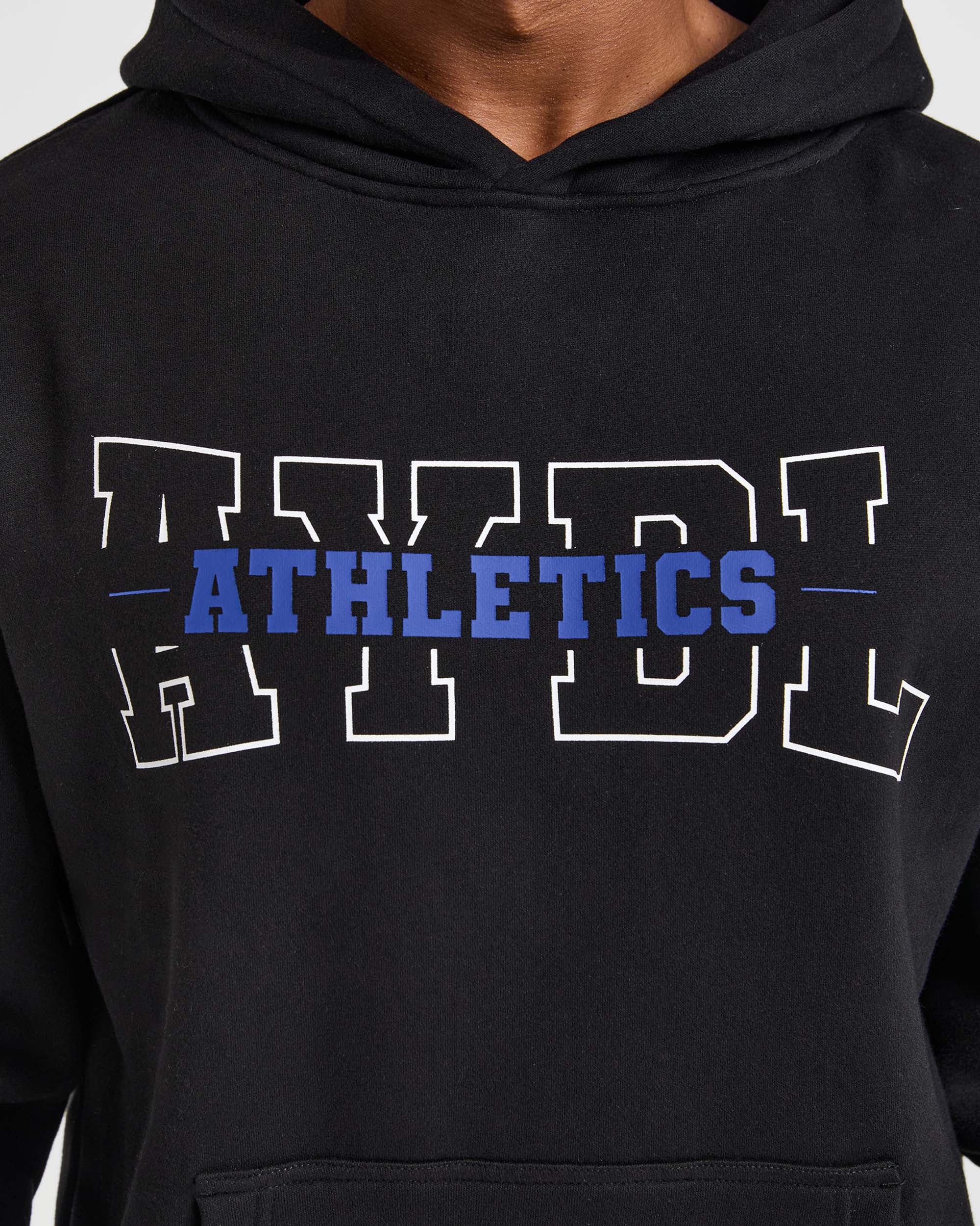 Athletics Oversized Hoodie - Zwart