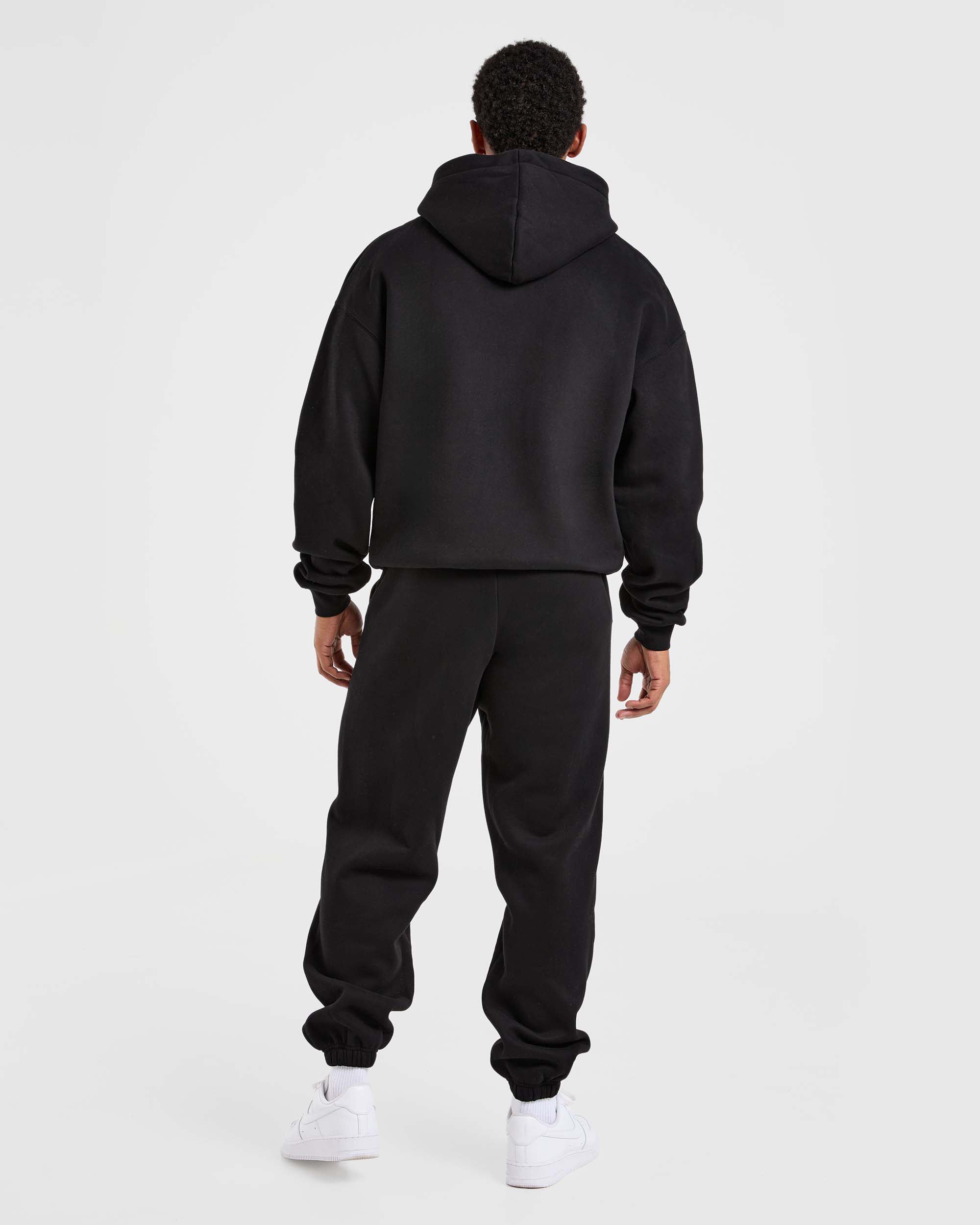 Athletics Oversized Joggers - Zwart