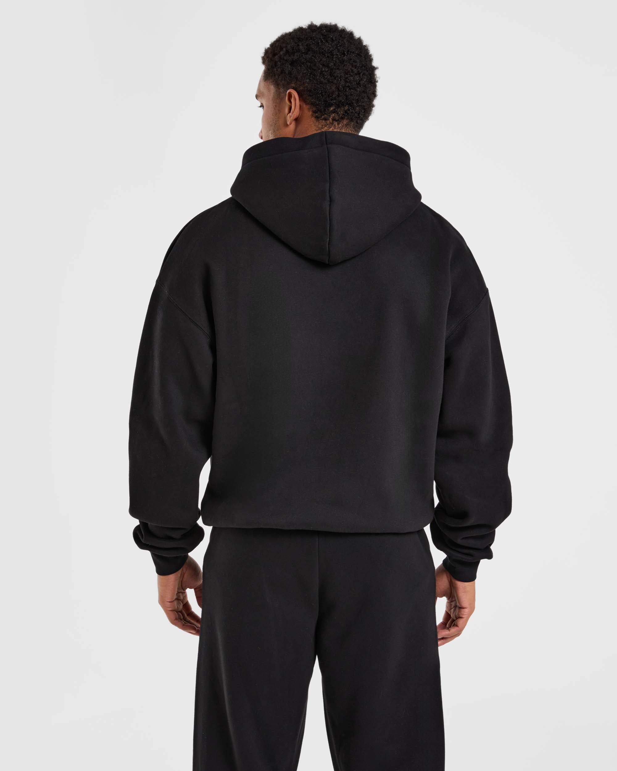 Athletics Oversized Hoodie - Zwart