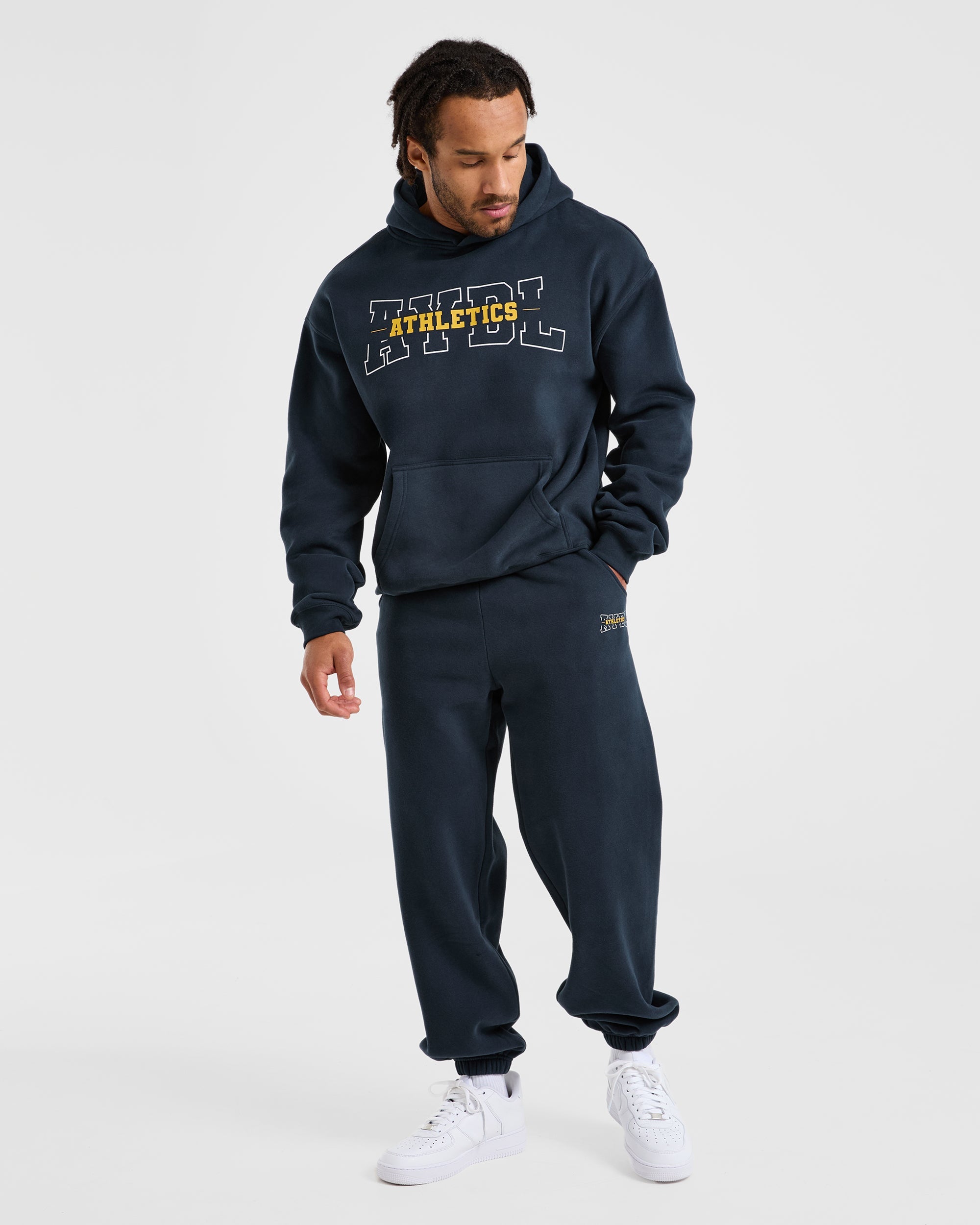 Athletics Oversized Hoodie - Navy