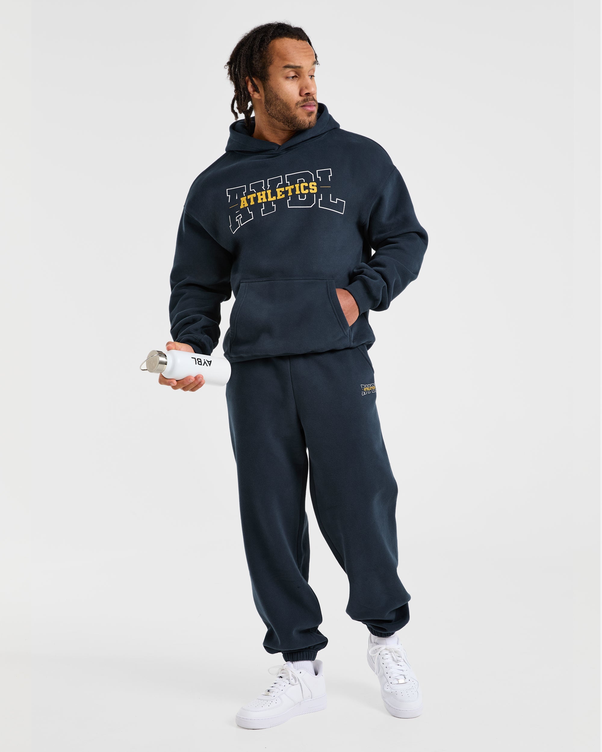 Athletics Oversized Hoodie - Navy