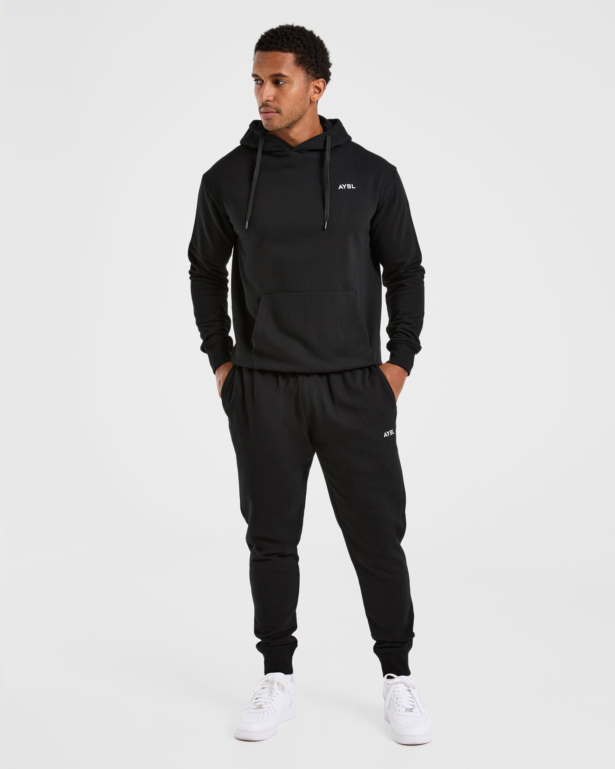 Essential Lightweight Hoodie - Zwart