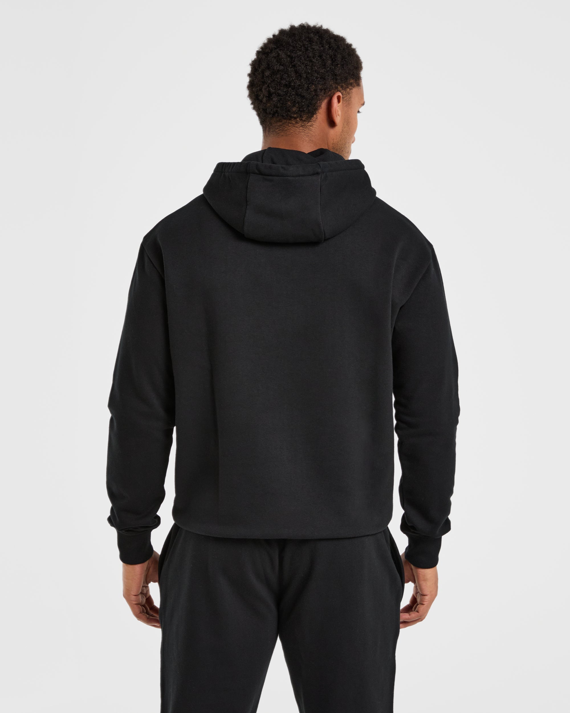 Essential Lightweight Hoodie - Zwart