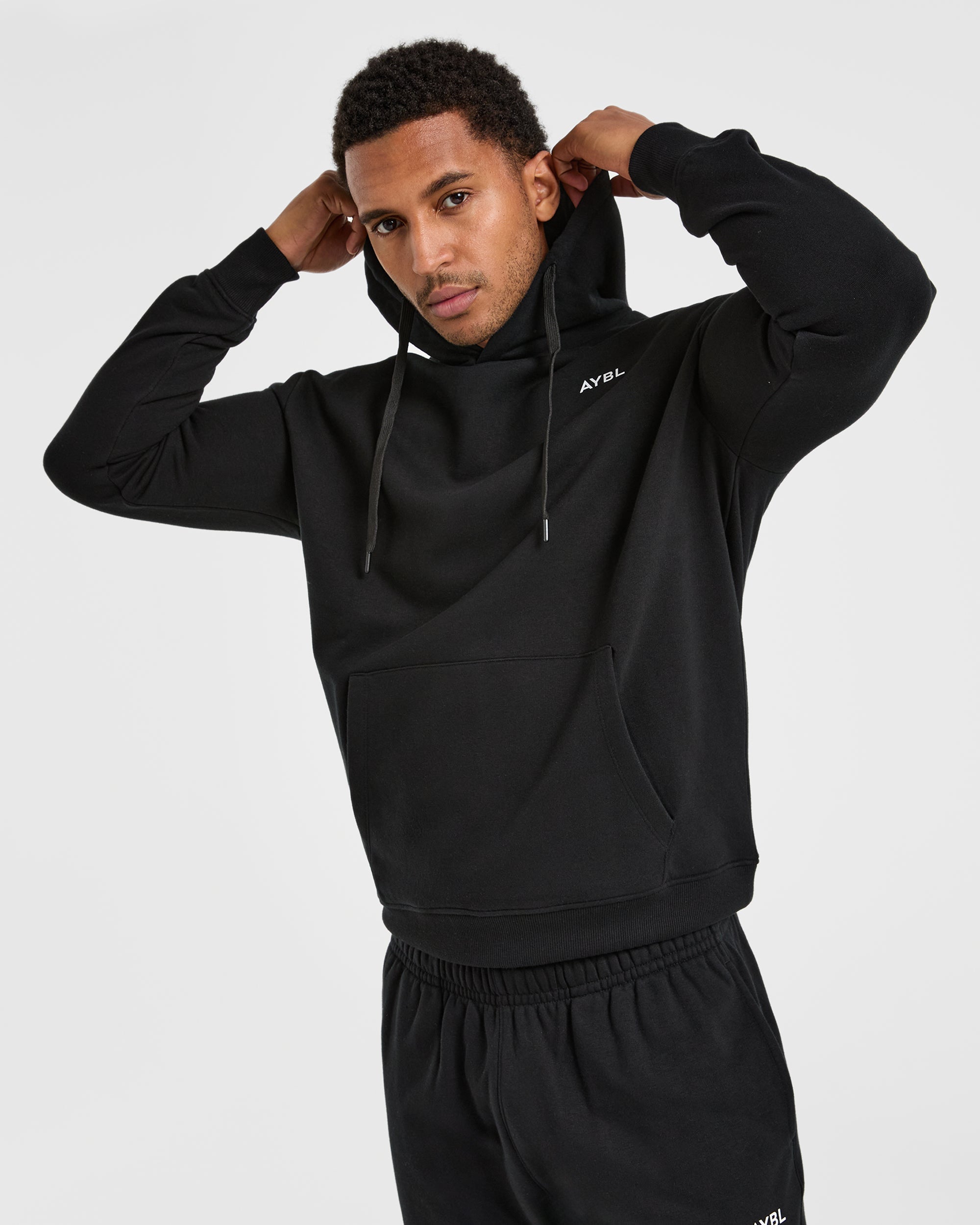 Essential Lightweight Hoodie - Zwart