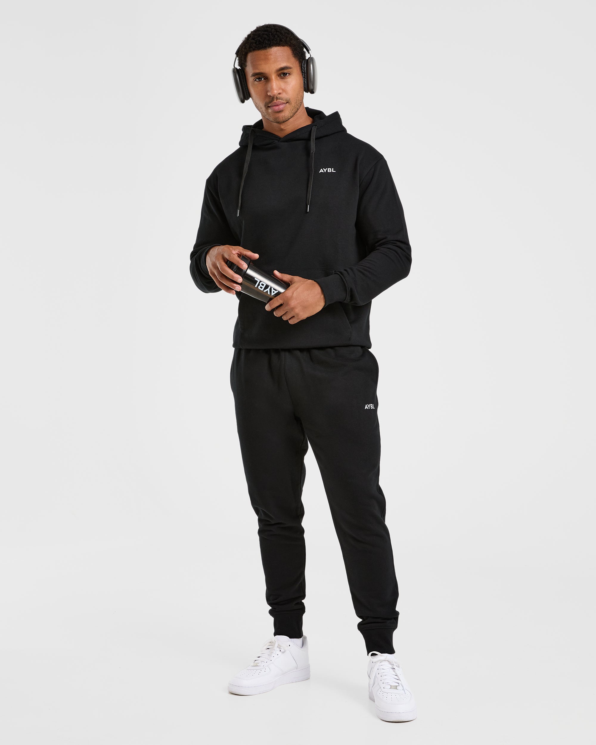 Essential Lightweight Hoodie - Zwart