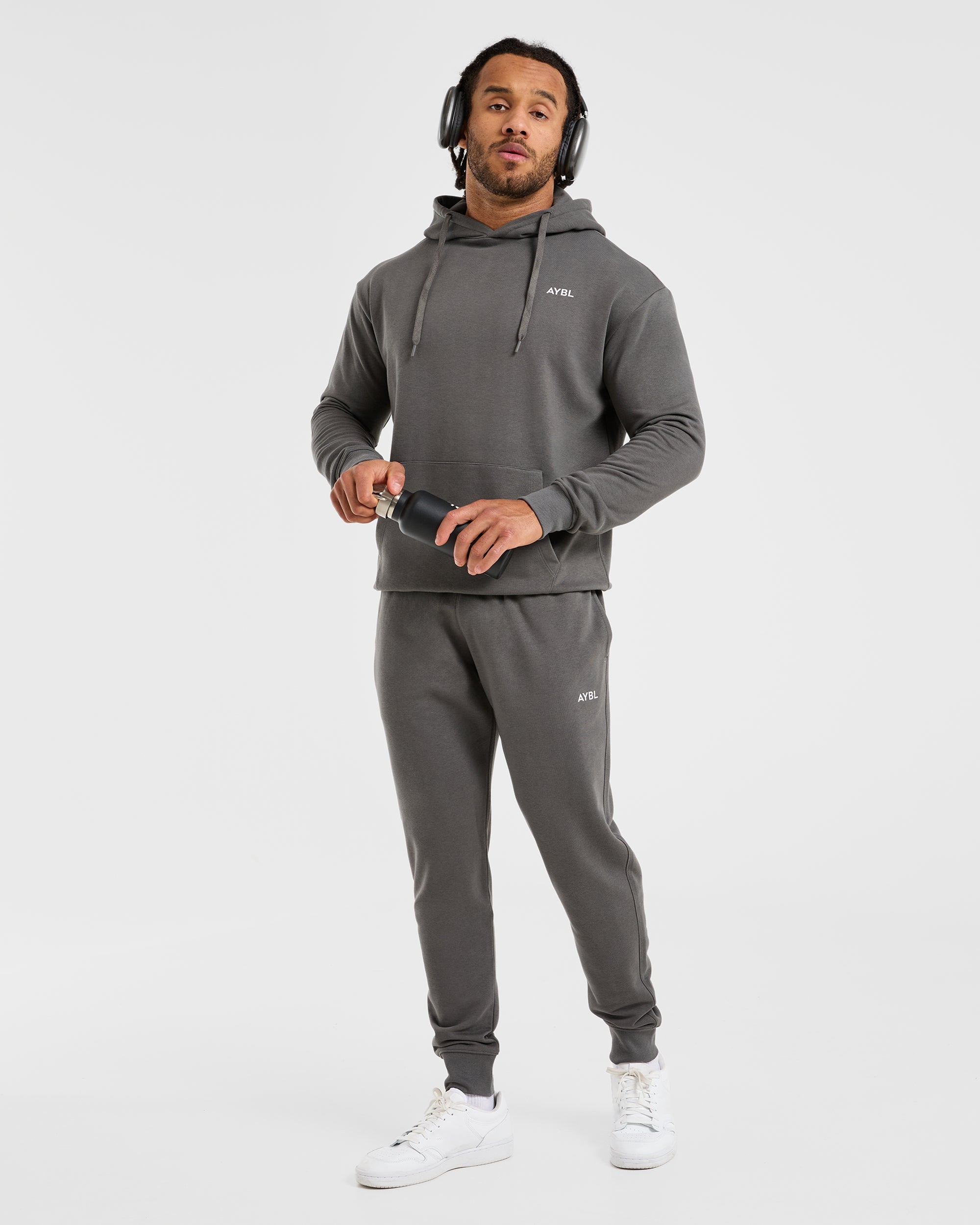 Essential Lightweight Hoodie - Charcoal