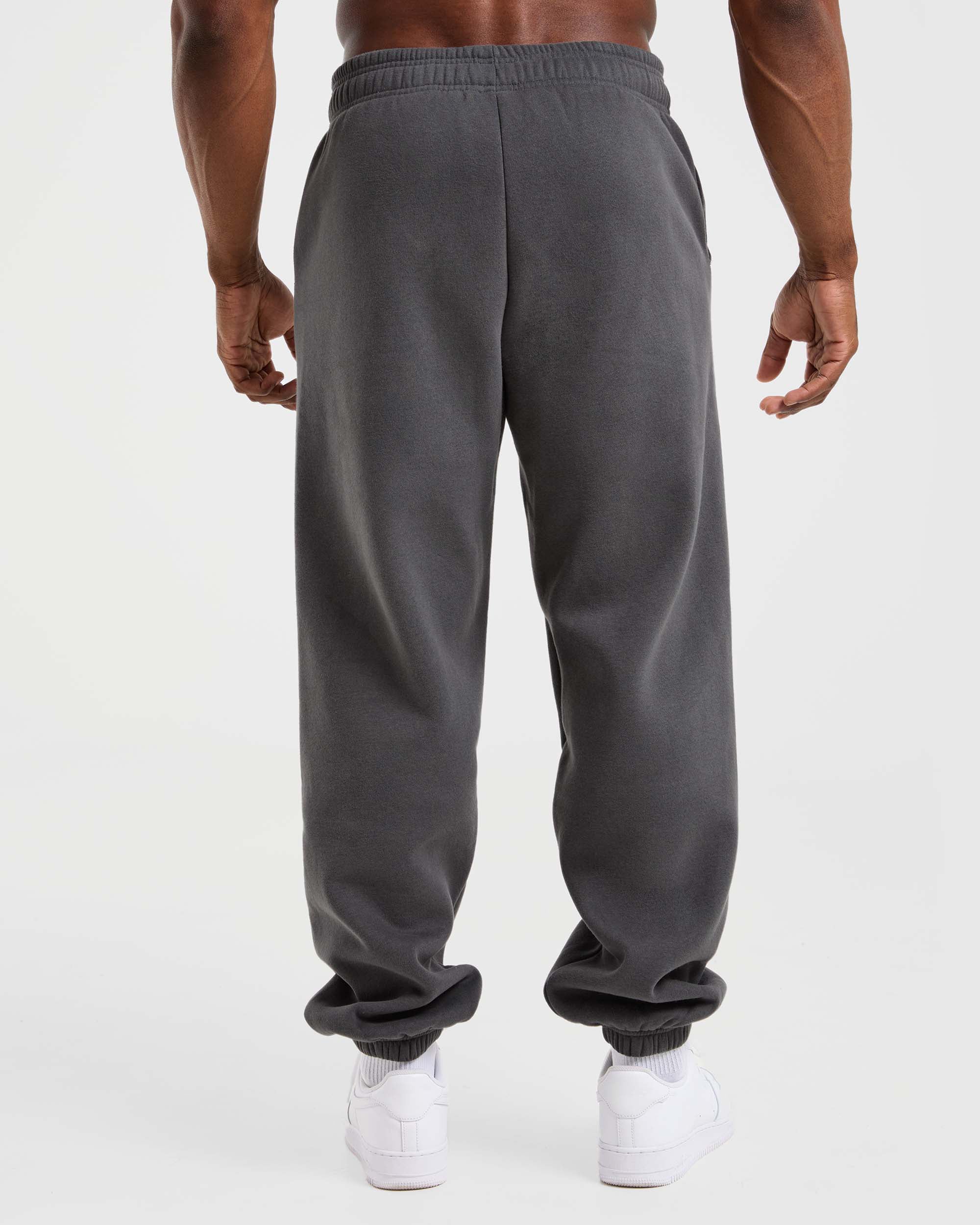 Academy Oversized Joggers - Charcoal