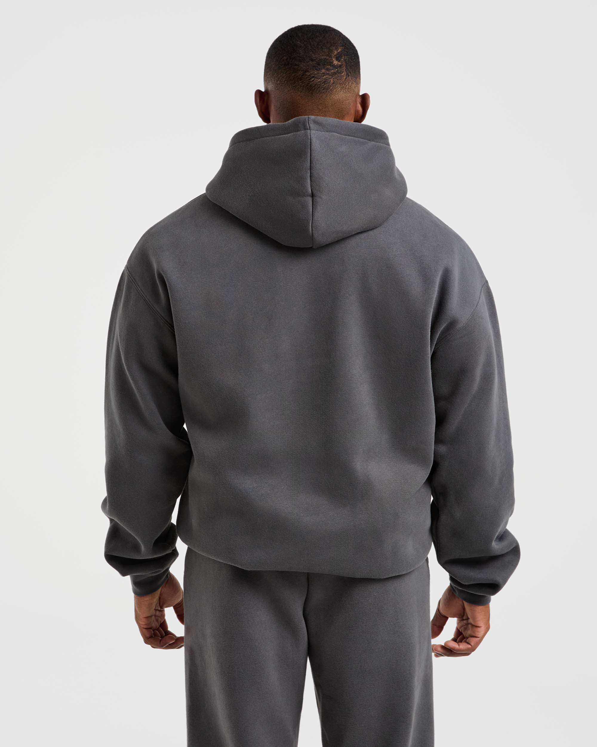 Academy Oversized Hoodie - Charcoal