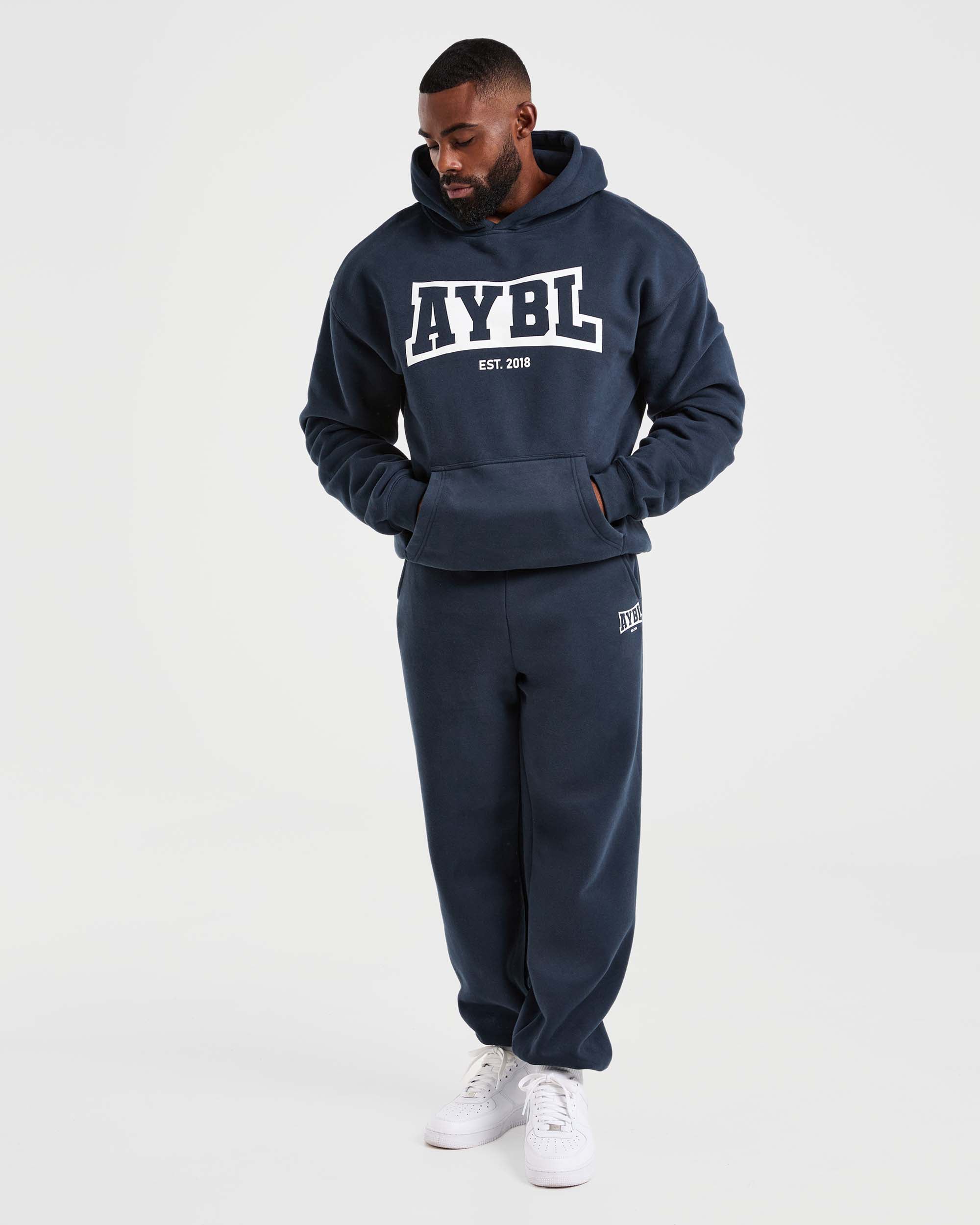 Academy Oversized Hoodie - Navy