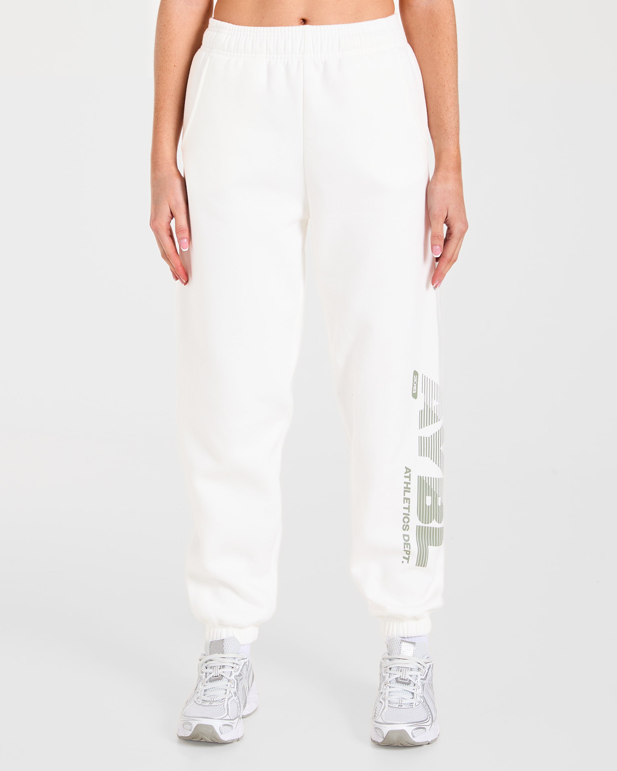Athletics Dept Oversized Joggers - Off Wit
