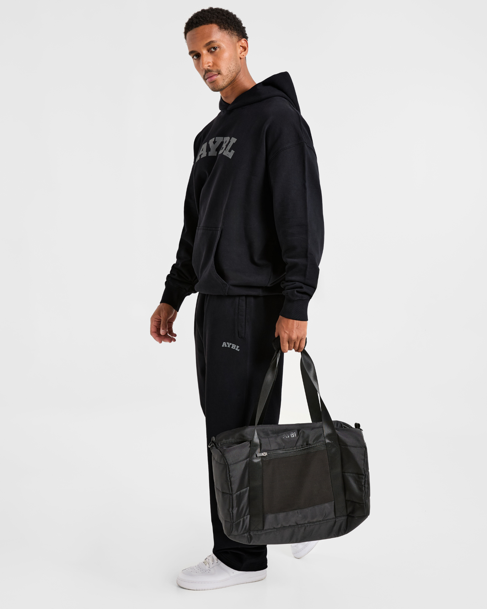Elite Straight Leg Joggers - Zwart/Charcoal
