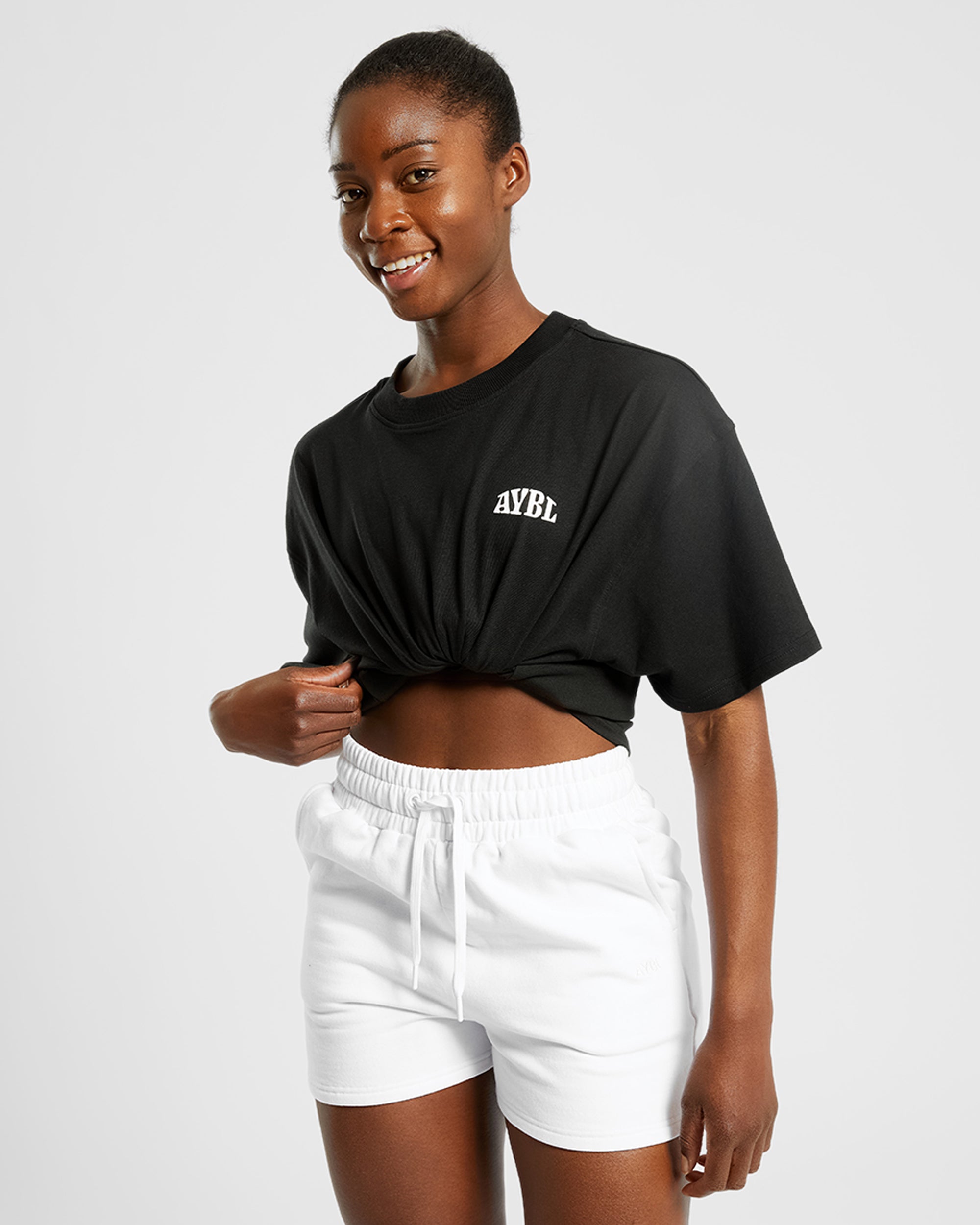 Mind Over Matter Oversized T Shirt - Zwart