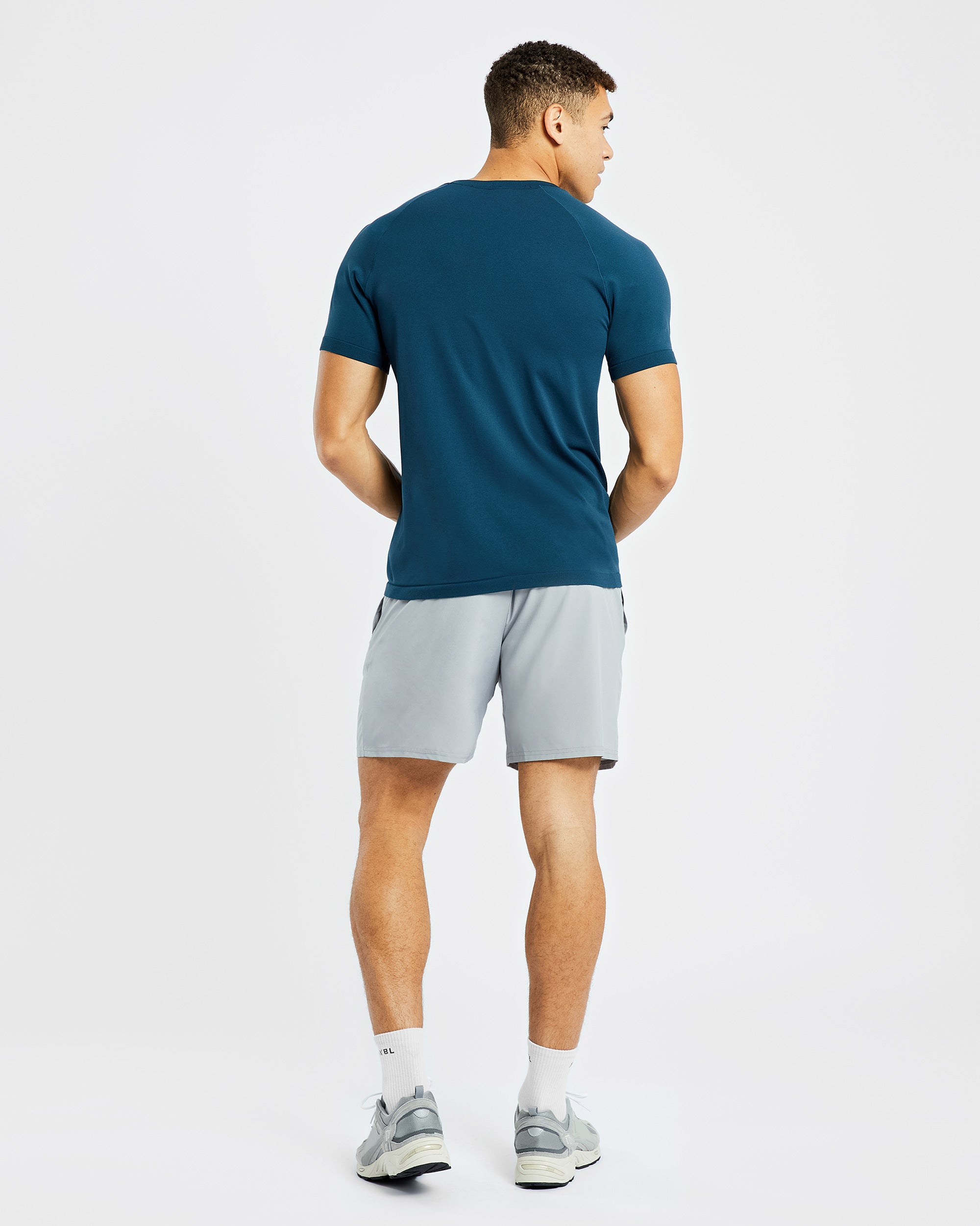 Ascend Seamless T Shirt - Marine Blauw