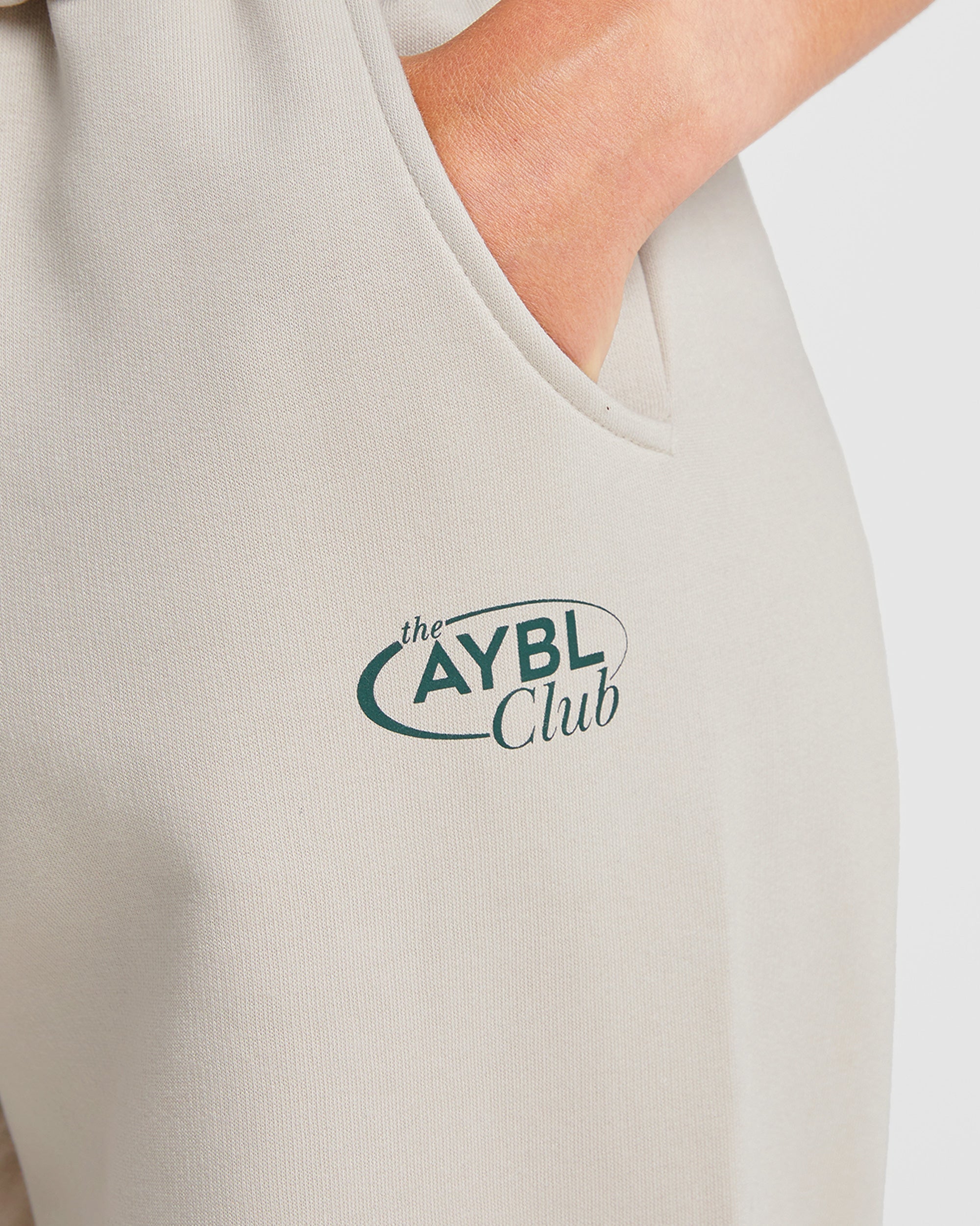 AYBL Club Oversized Joggers - Sand/Groen