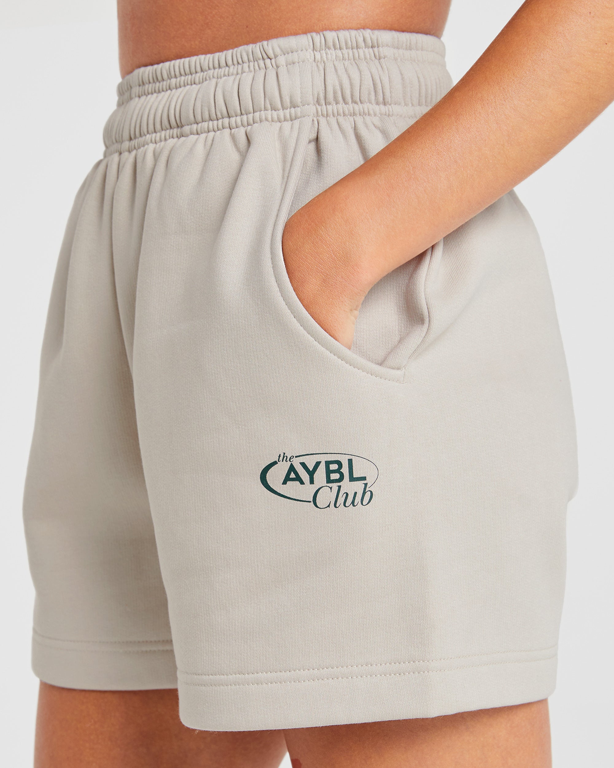 AYBL Club Shorts - Sand/Groen