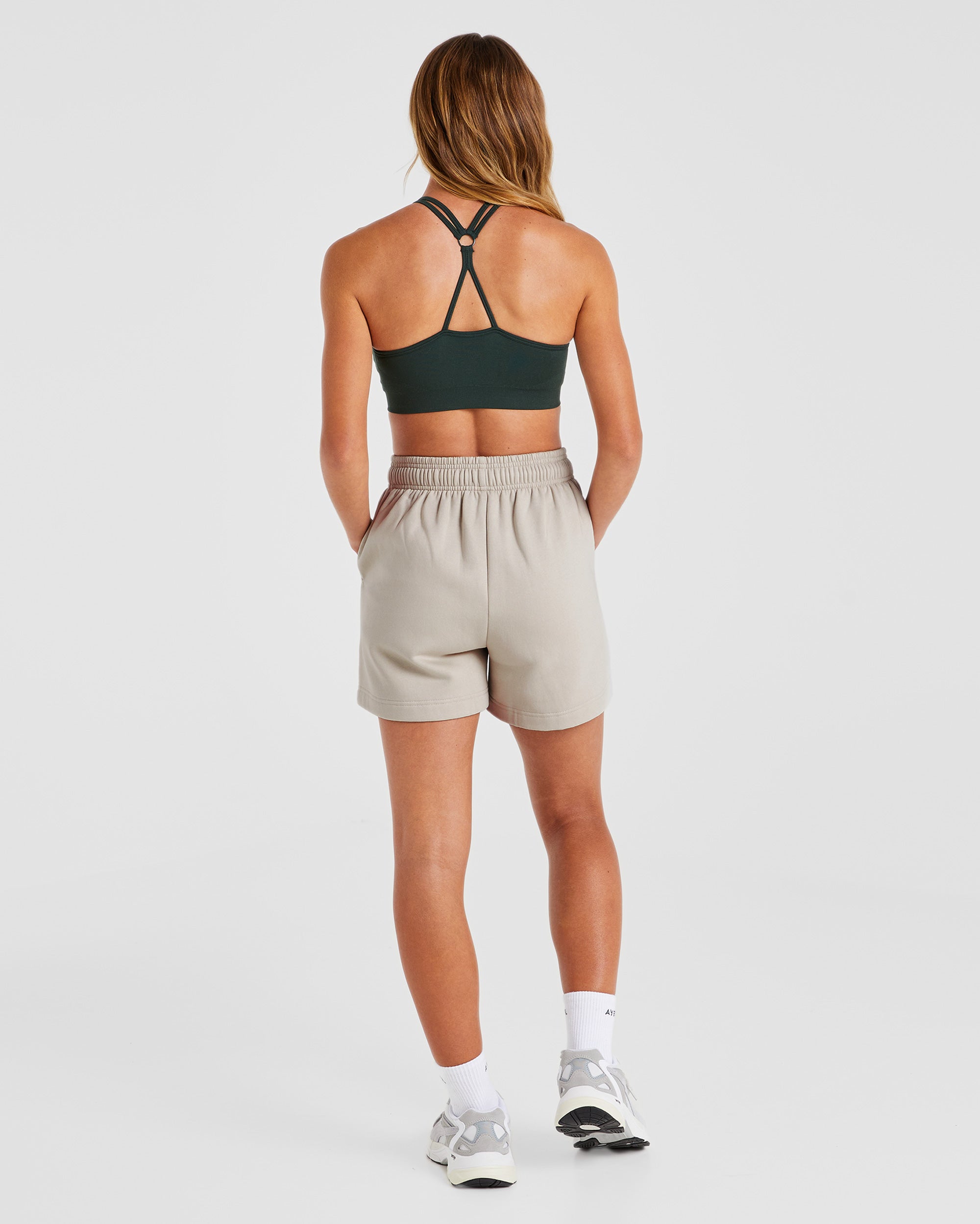 AYBL Club Shorts - Sand/Groen