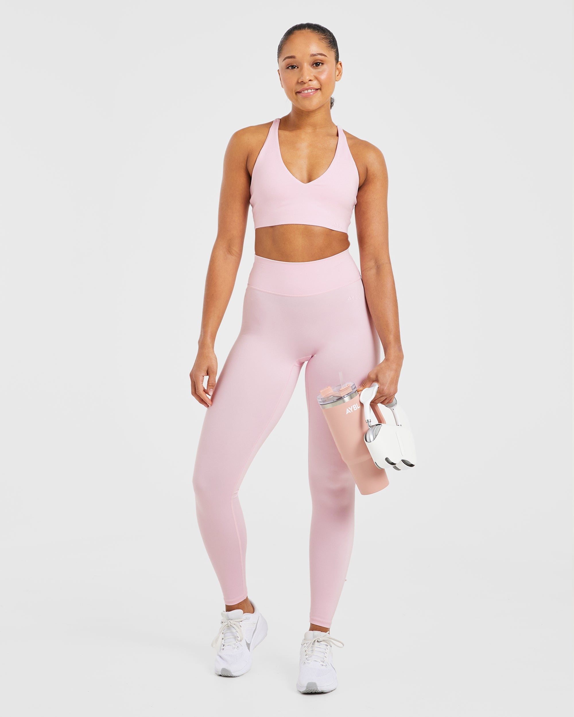 Staple Sports Bra - Pastel Roze