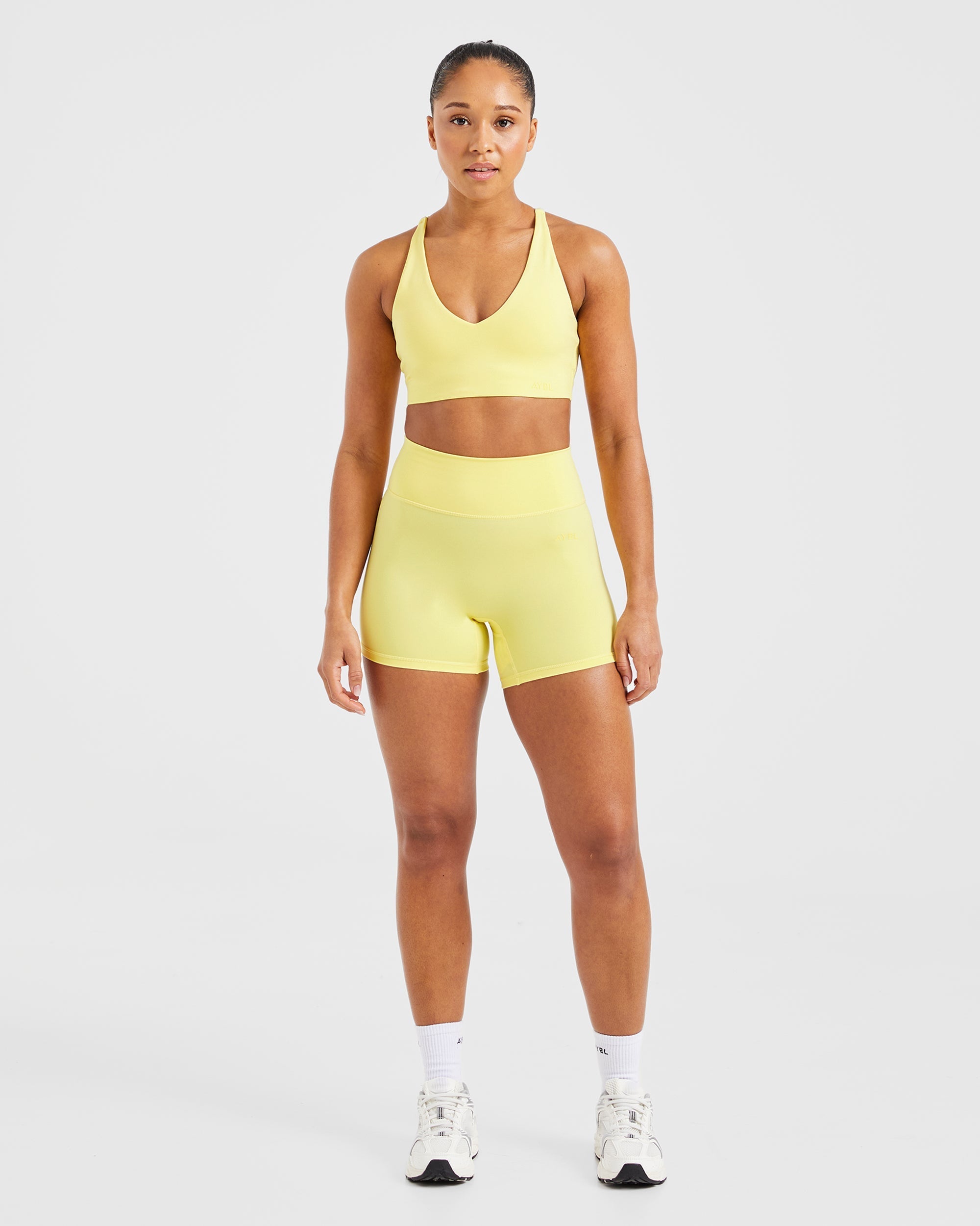 Staple Sports Bra - Pastel Lemon