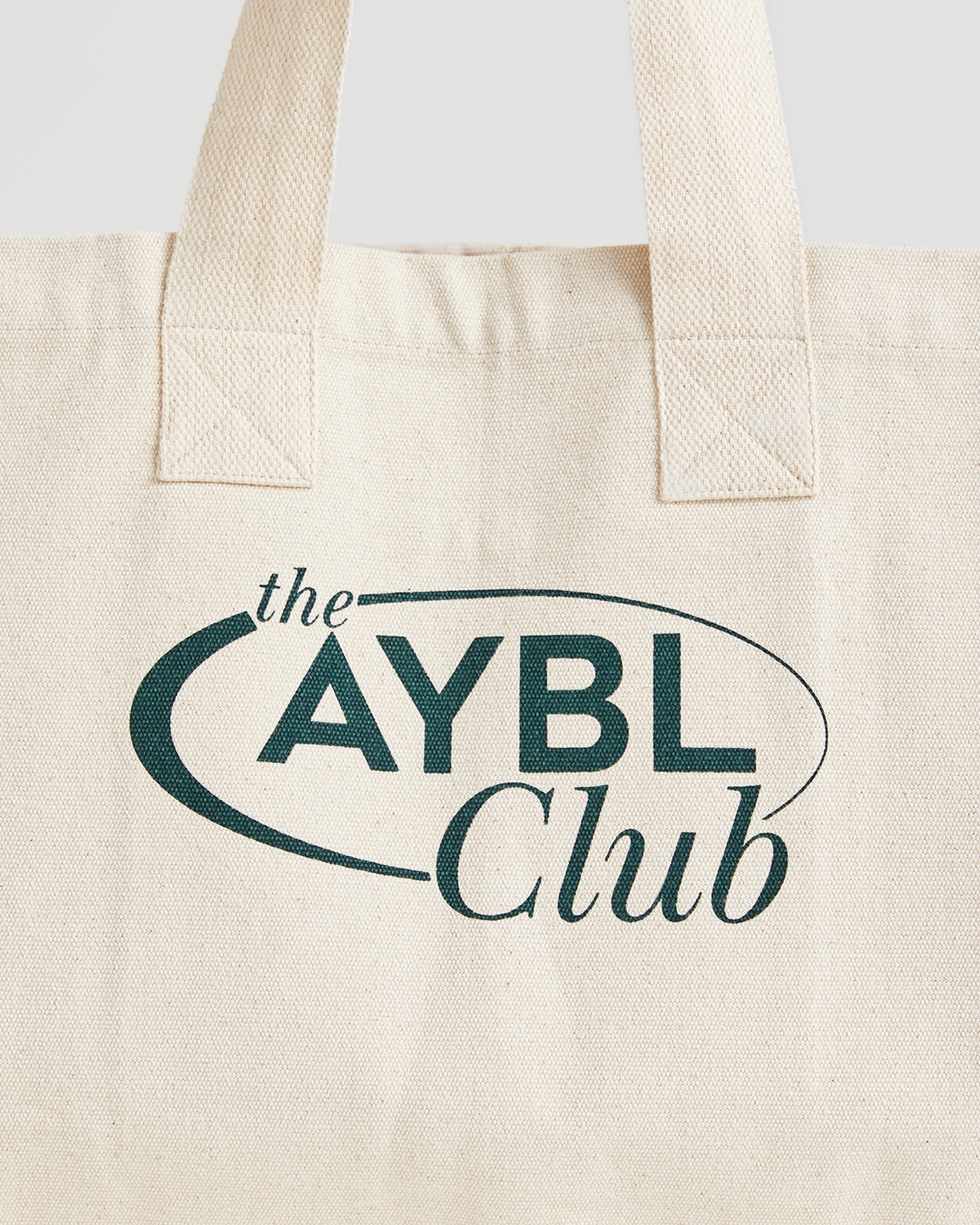 AYBL Club Tote Bag - Canvas/Groen