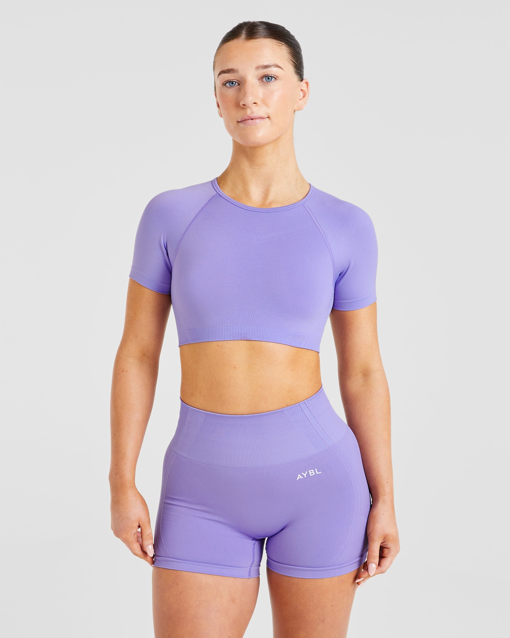 Balance V3 Seamless Crop Top - Lavender Paars