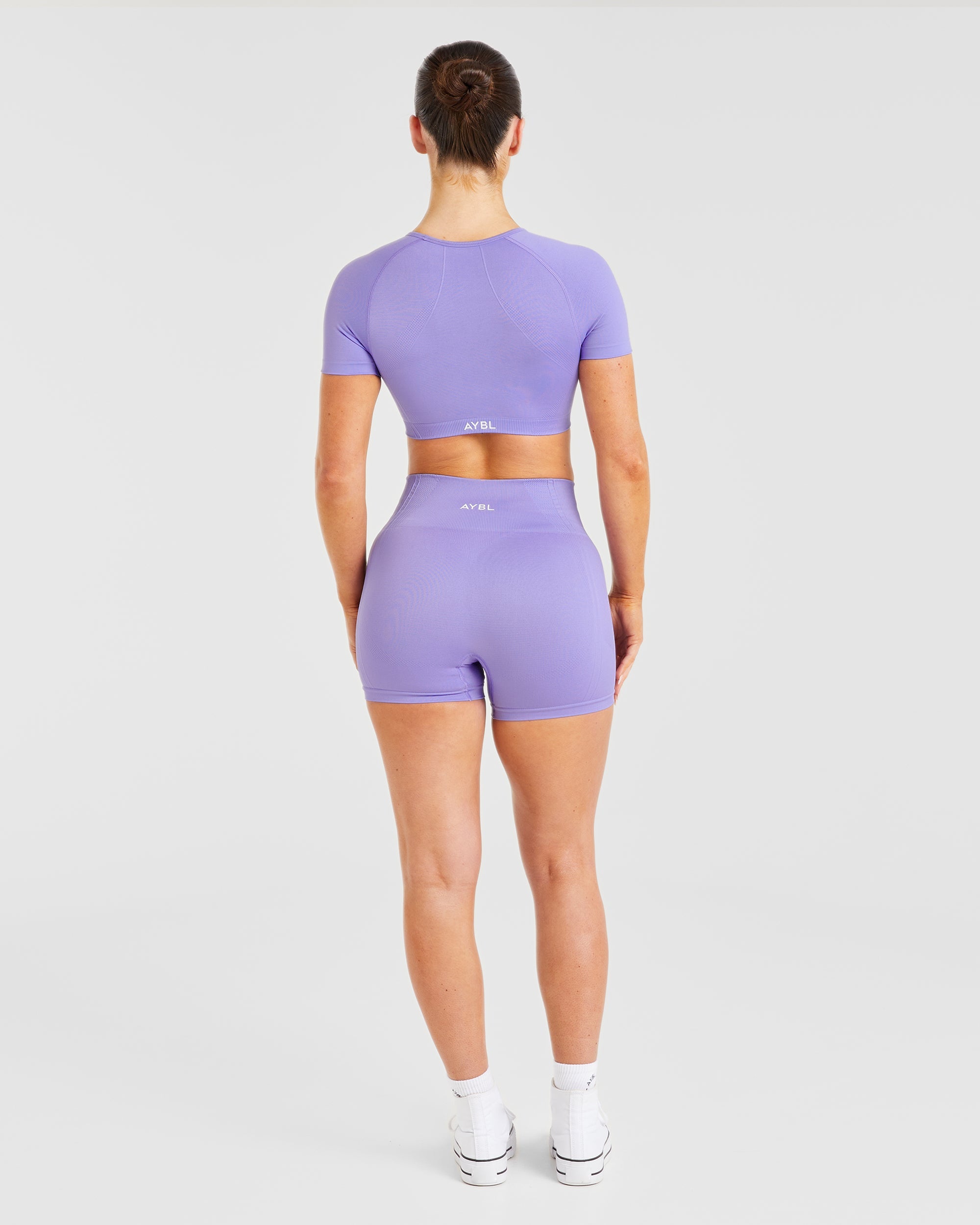 Balance V3 Seamless Crop Top - Lavender Paars