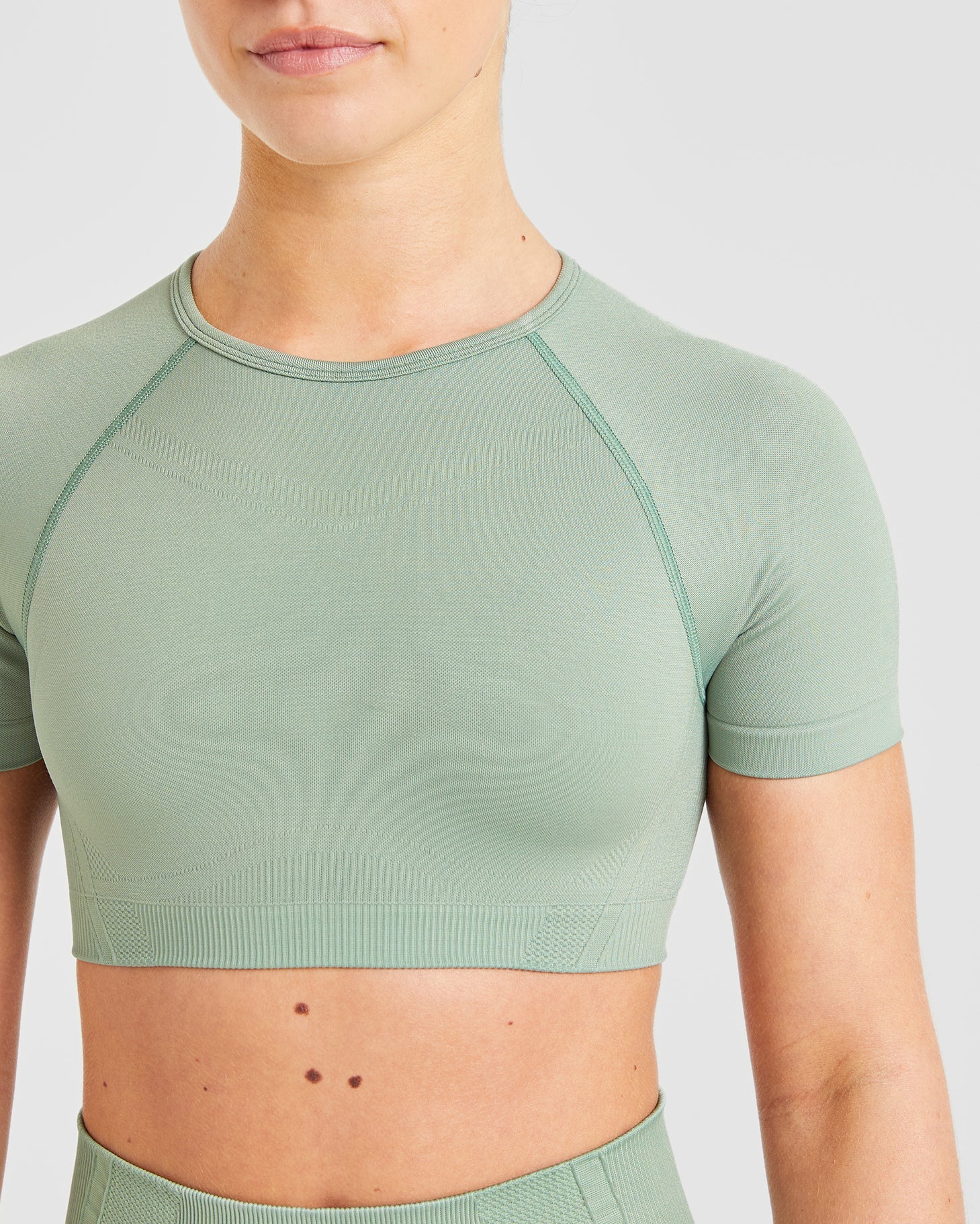 Balance V3 Seamless Crop Top - Grove Groen