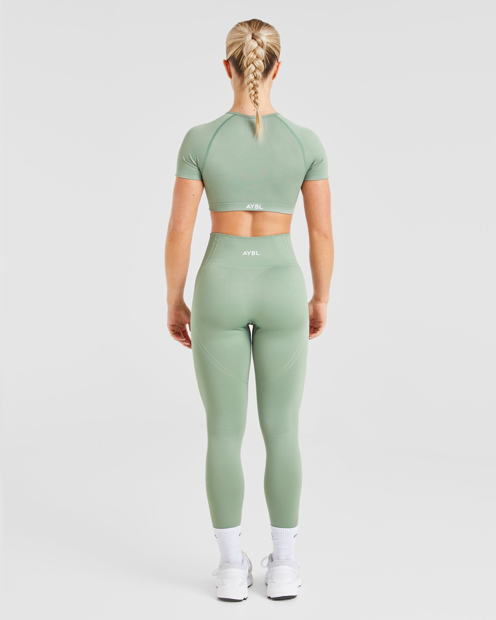 Balance V3 Seamless Crop Top - Grove Groen