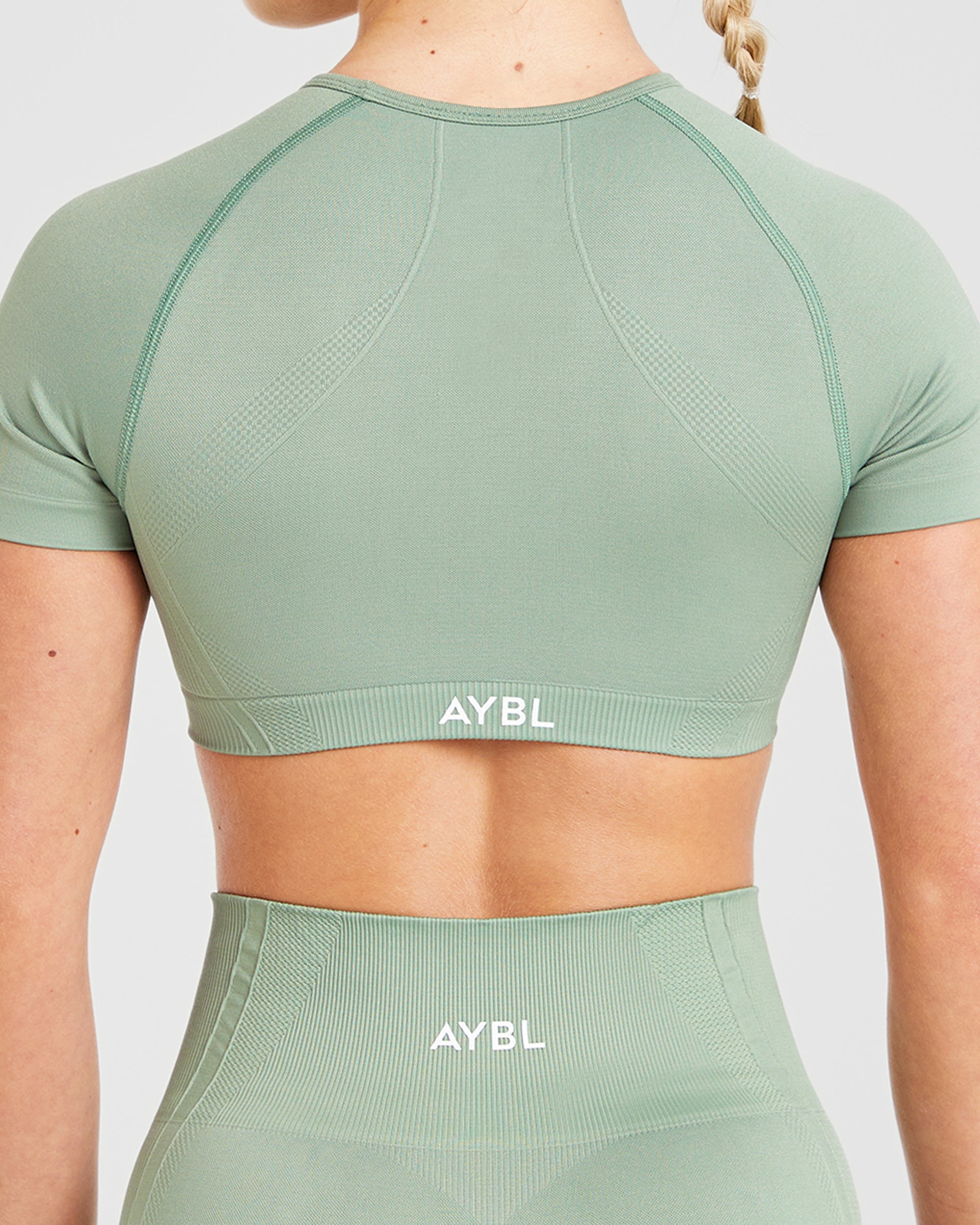 Balance V3 Seamless Crop Top - Grove Groen