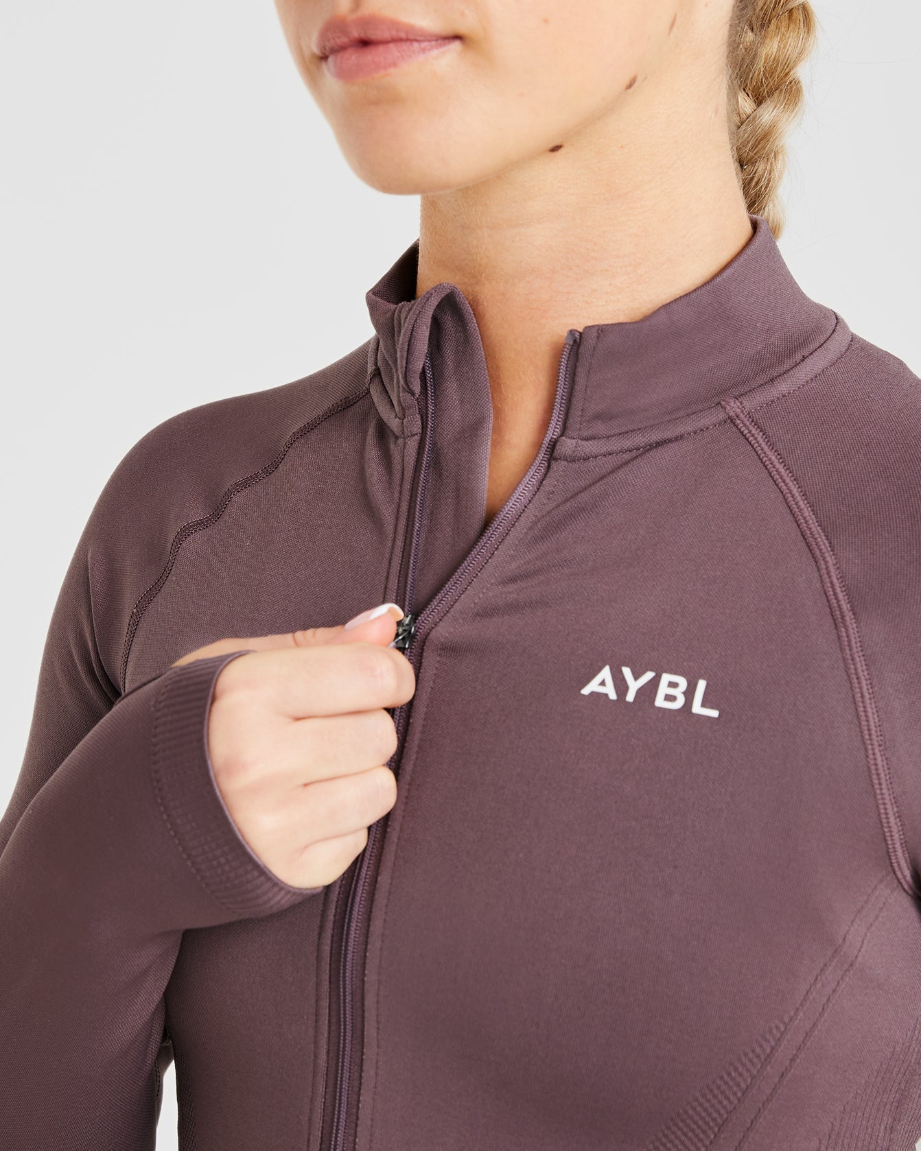 Balance V3 Seamless Zip Jacket - Coffee Bean