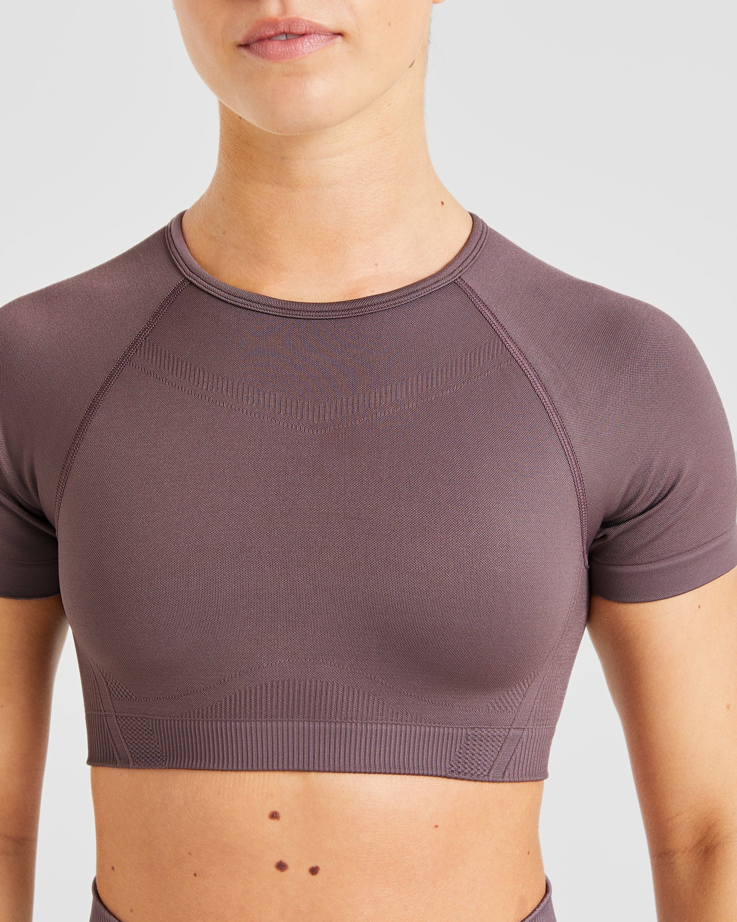 Balance V3 Seamless Crop Top - Coffee Bean