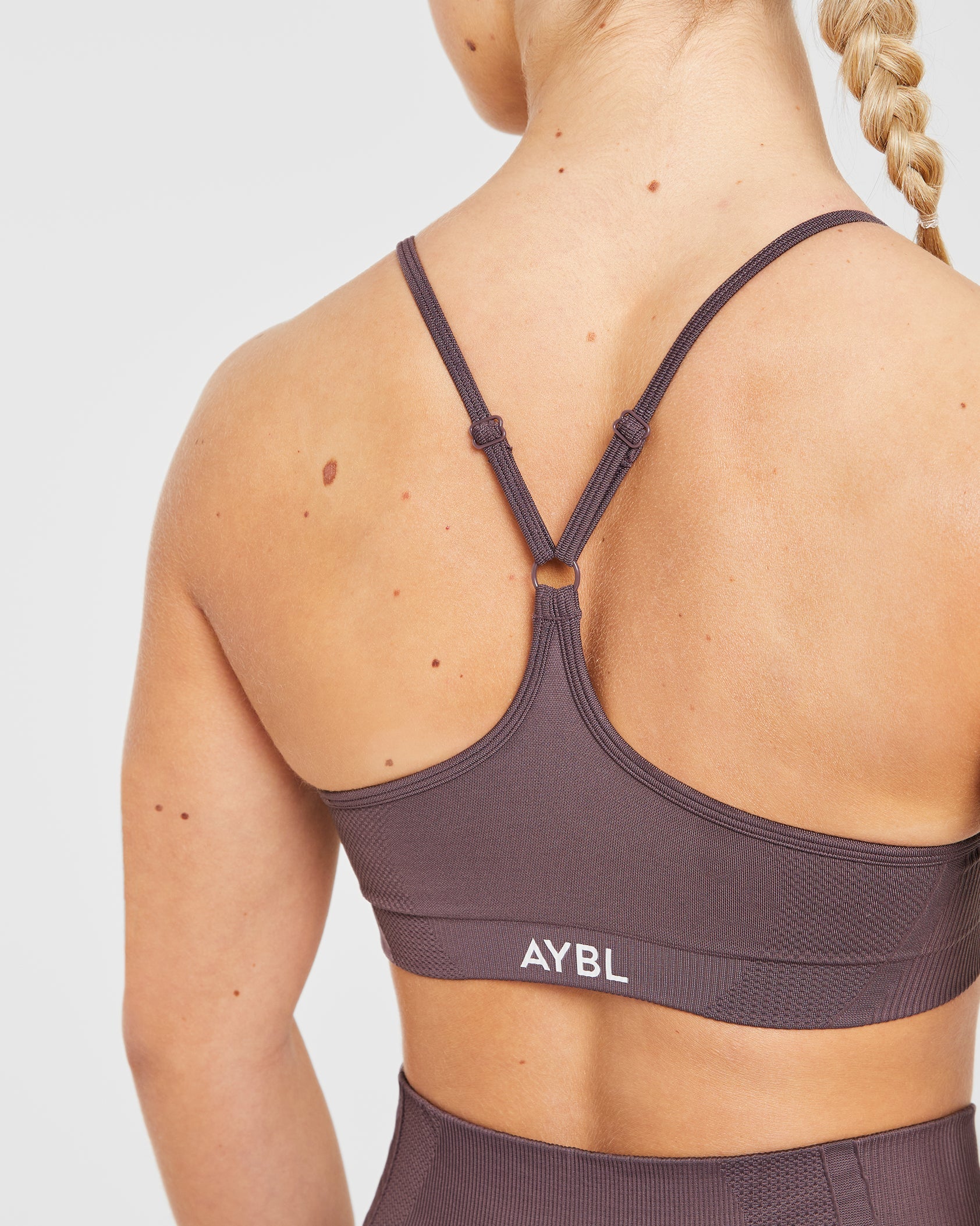 Balance V3 Seamless Strappy Sports Bra - Coffee Bean