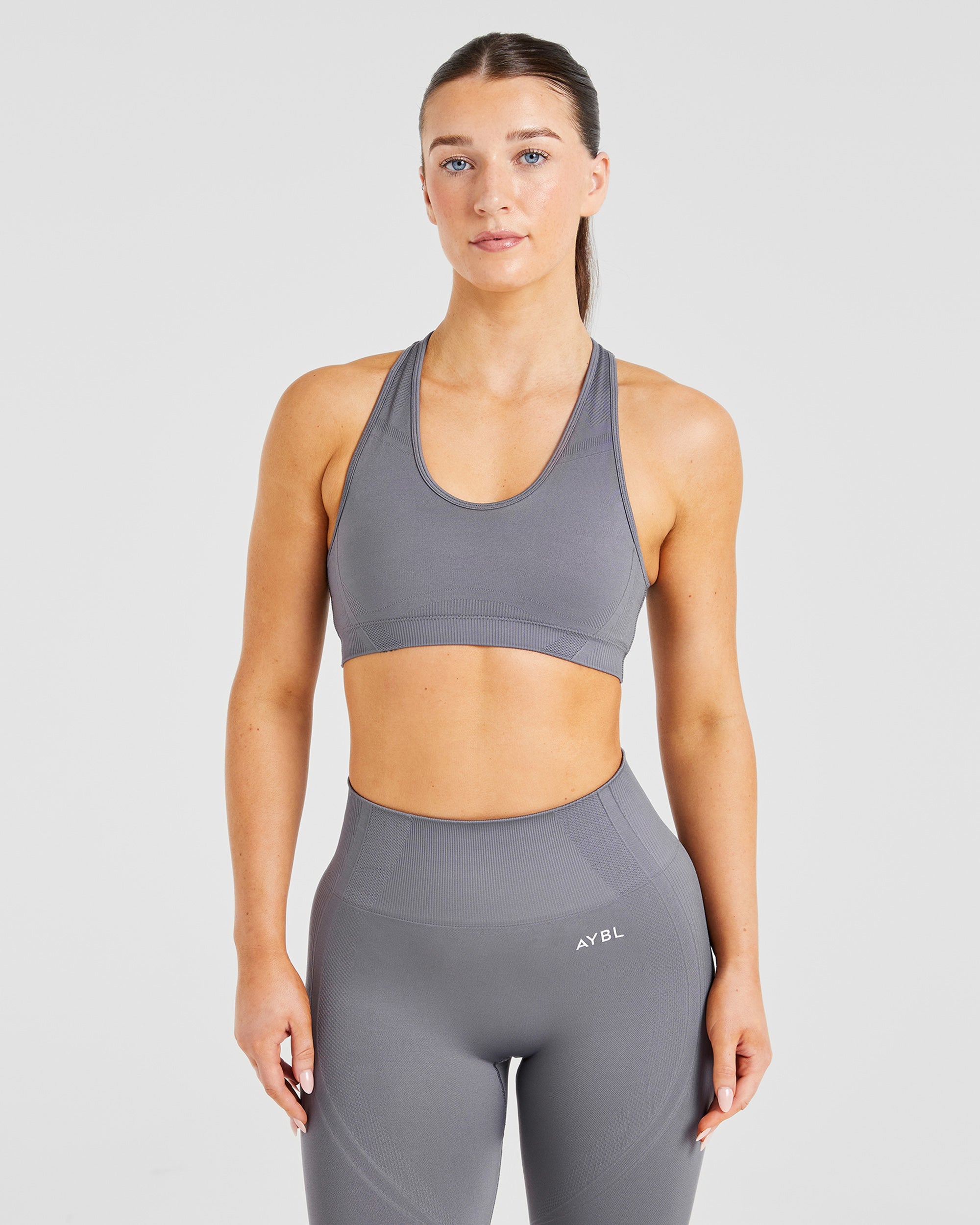 Balance V3 Seamless Sports Bra - Charcoal Grijs