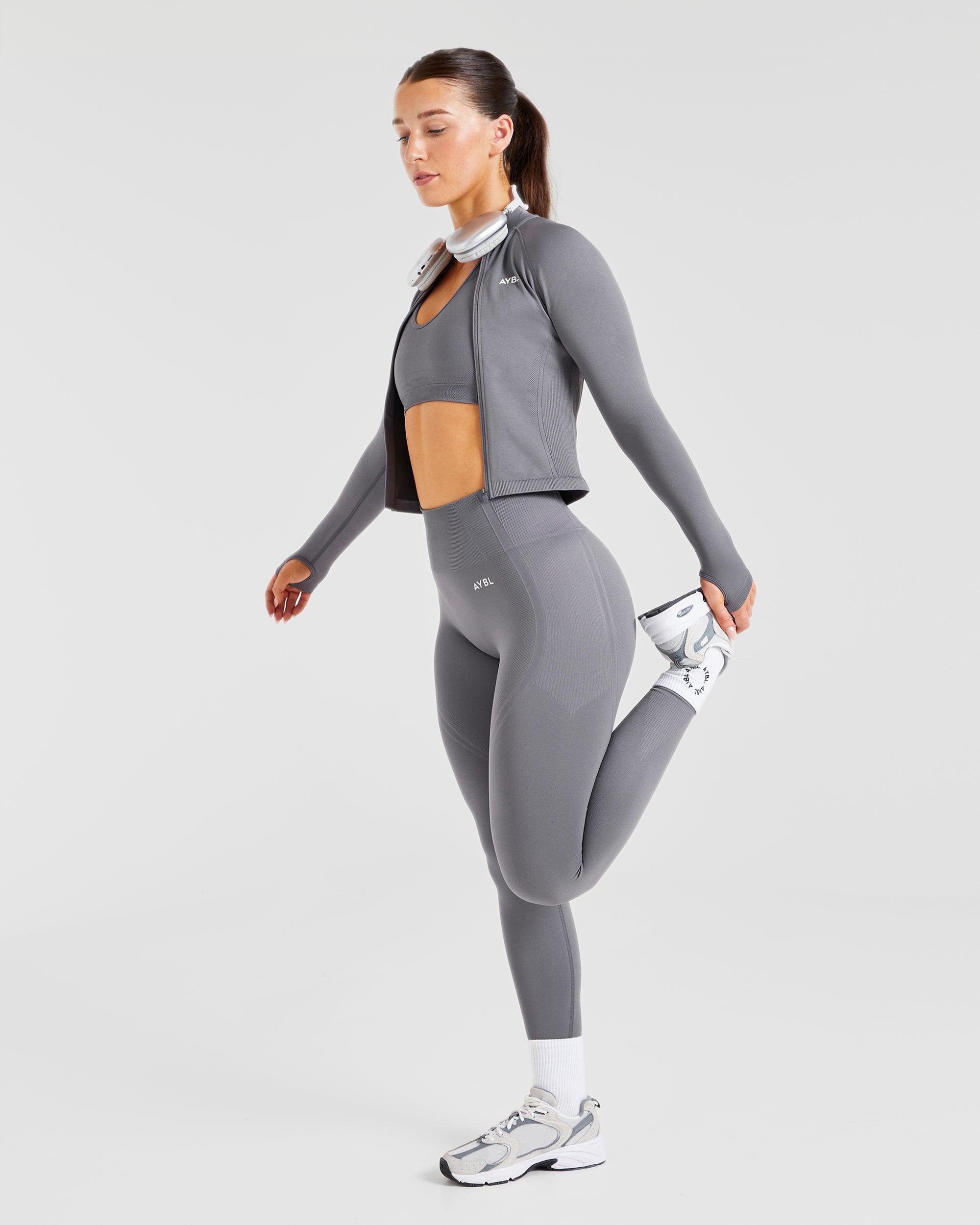 Balance V3 Seamless Leggings - Charcoal Grijs