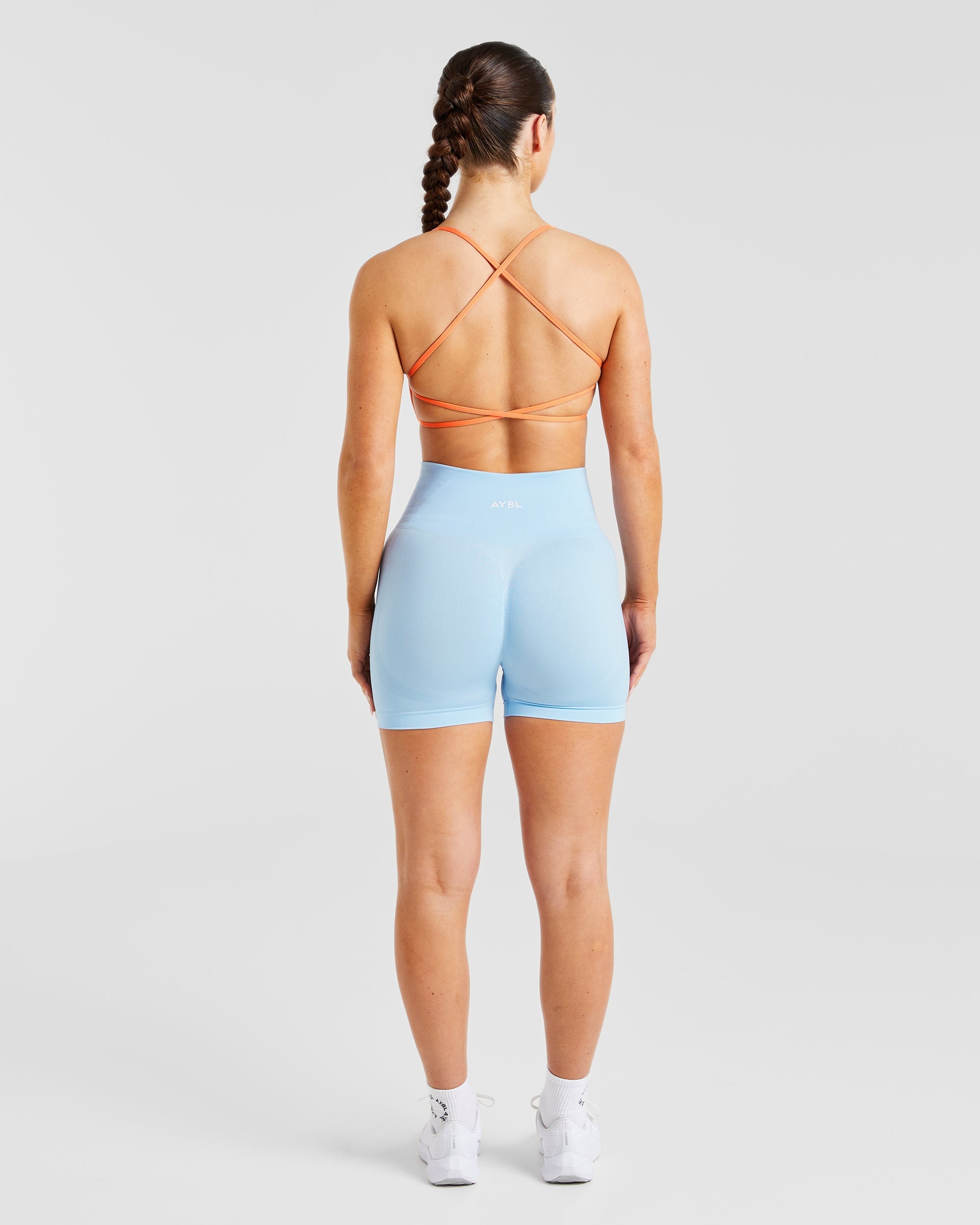 Essential Crossback Sports Bra - Papaja Oranje