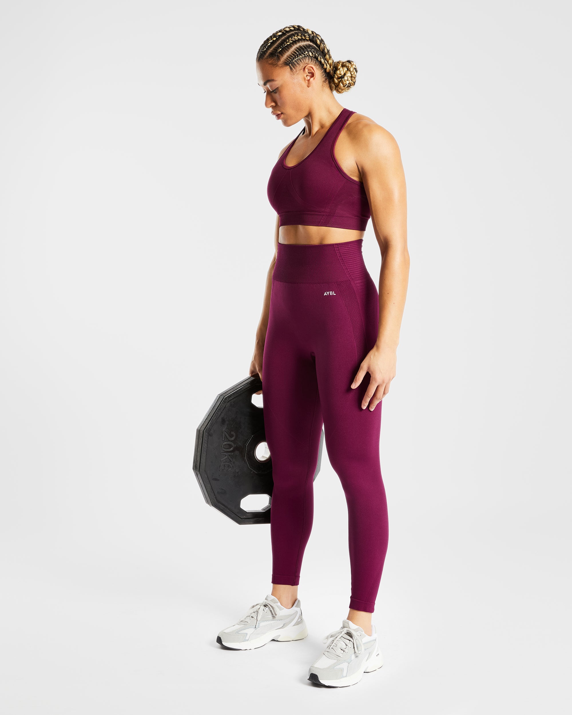 Balance V2 Seamless Leggings - Paars Wine