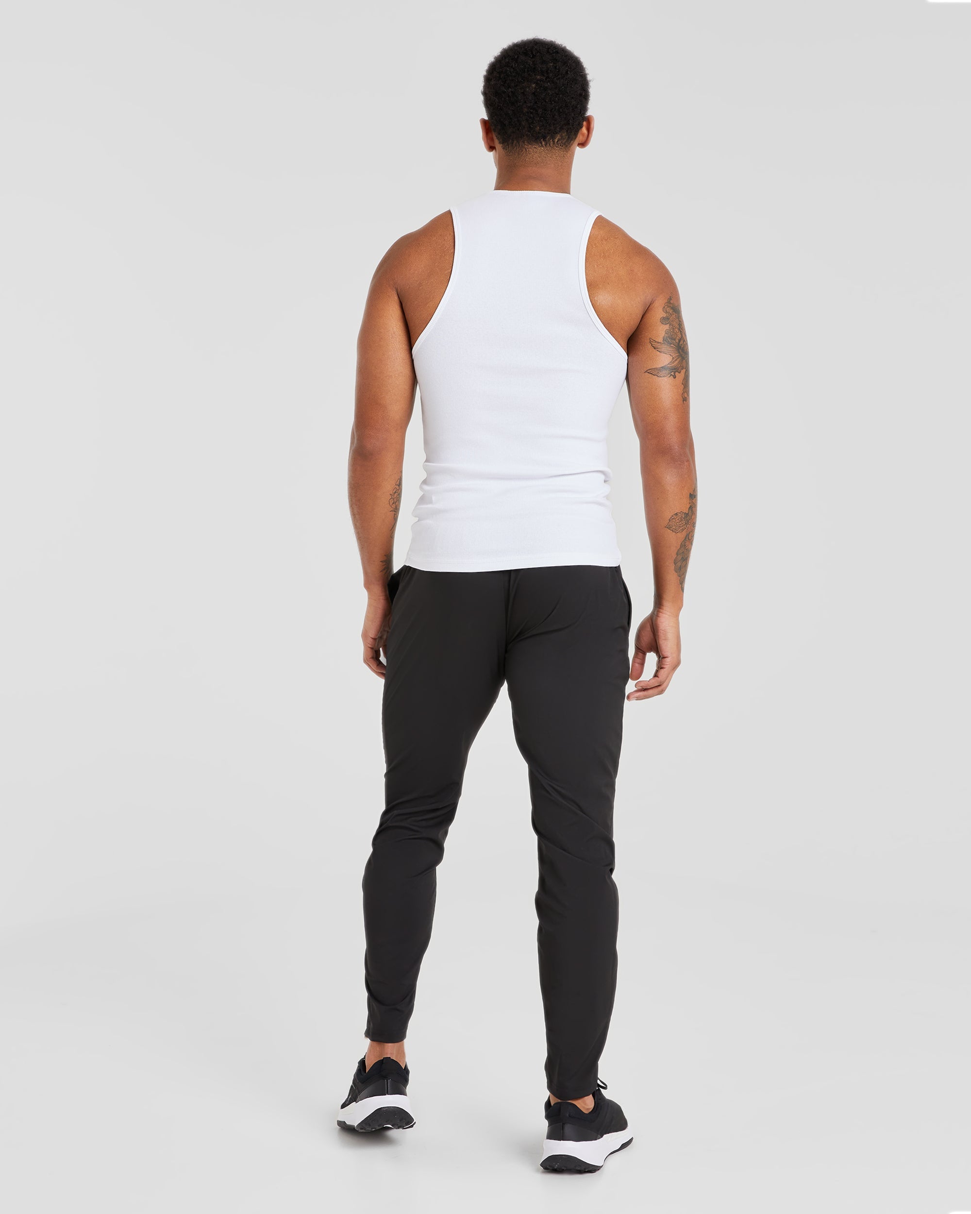 Essential Ribbed Tank - Wit