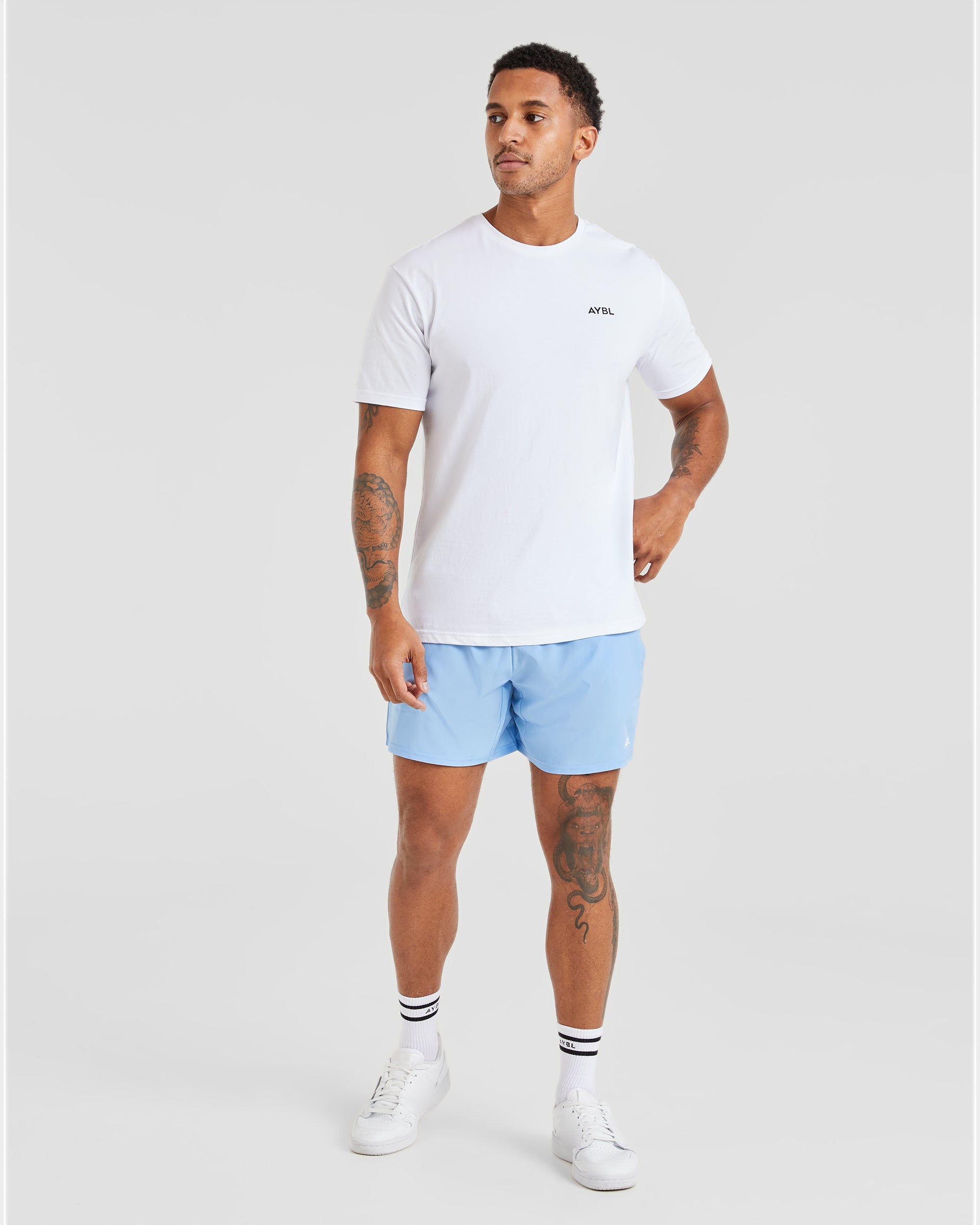 Core 5" Shorts - Air Blauw